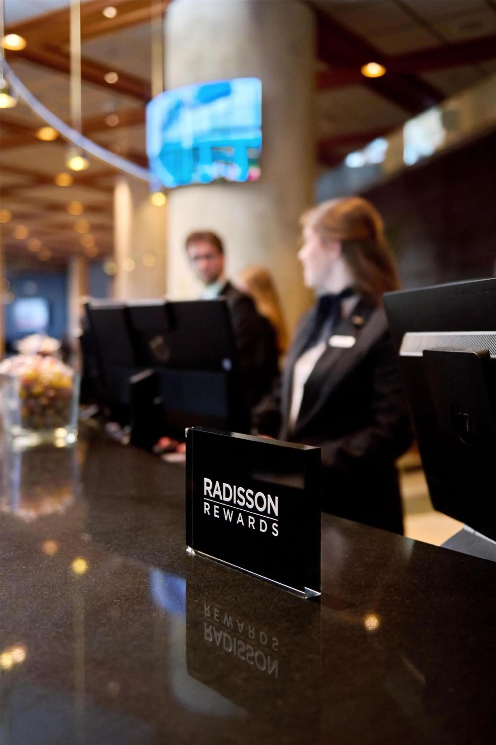 Lobby or reception in Radisson Blu Plaza Hotel, Oslo