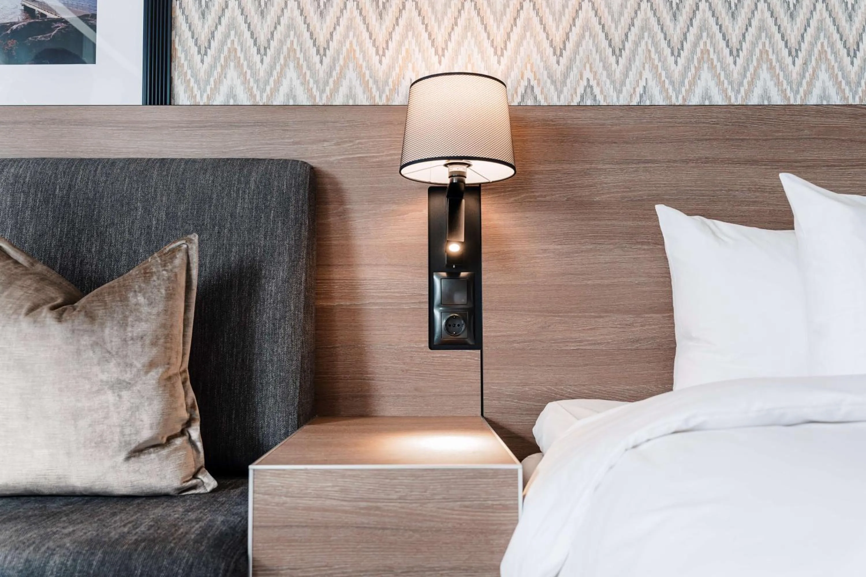 Bed in Radisson Blu Plaza Hotel, Oslo