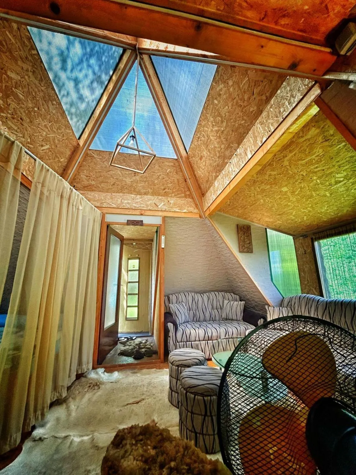Living room, Bed in Holiday Home Nature Neno