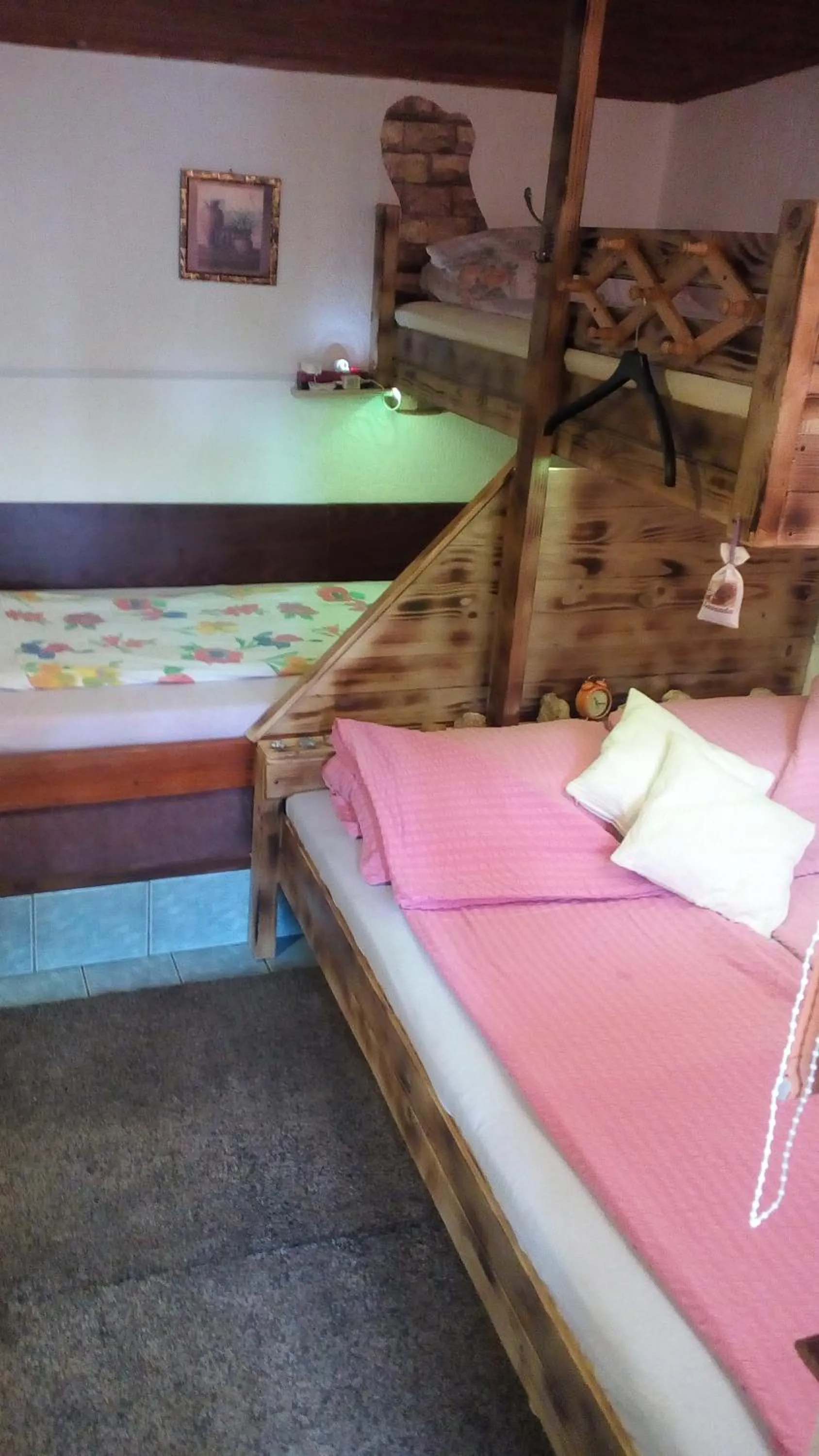 Bedroom, Bed in Holiday Home Nature Neno