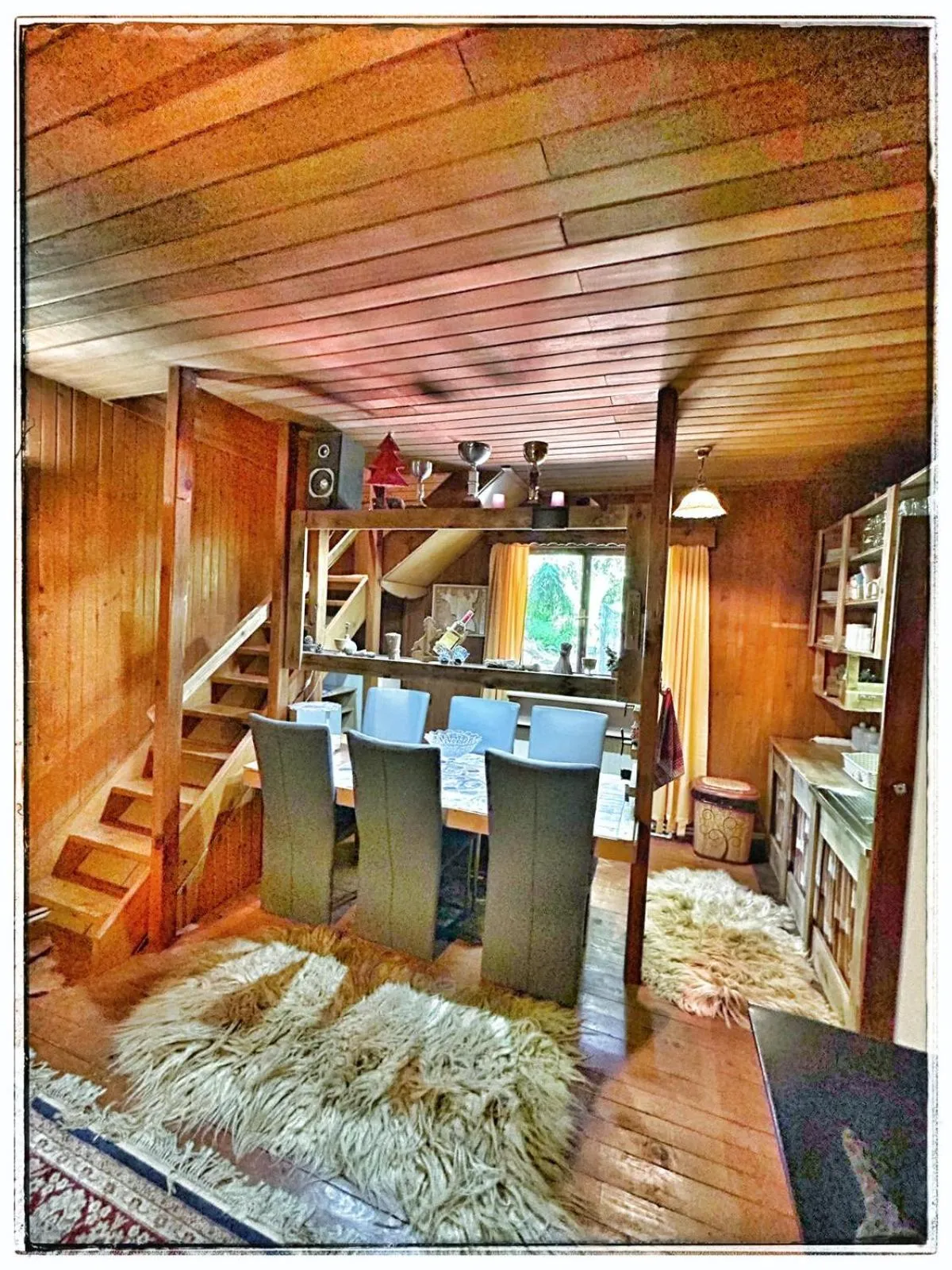 Kitchen or kitchenette in Holiday Home Nature Neno