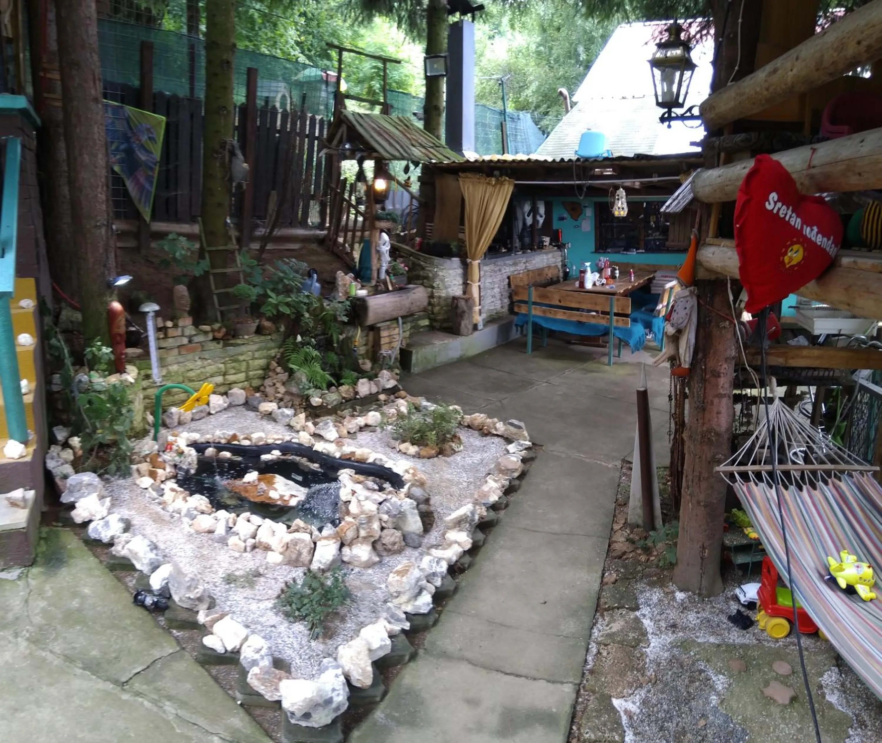 Patio in Holiday Home Nature Neno