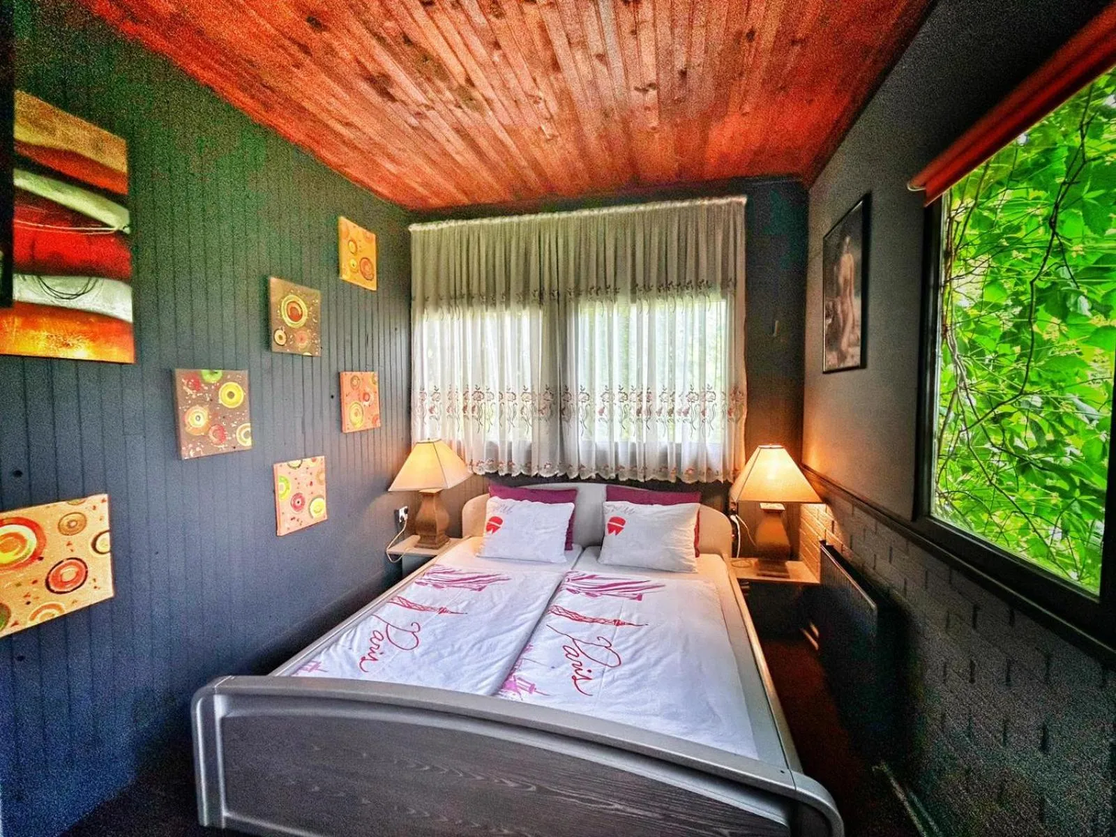 Bedroom, Bed in Holiday Home Nature Neno