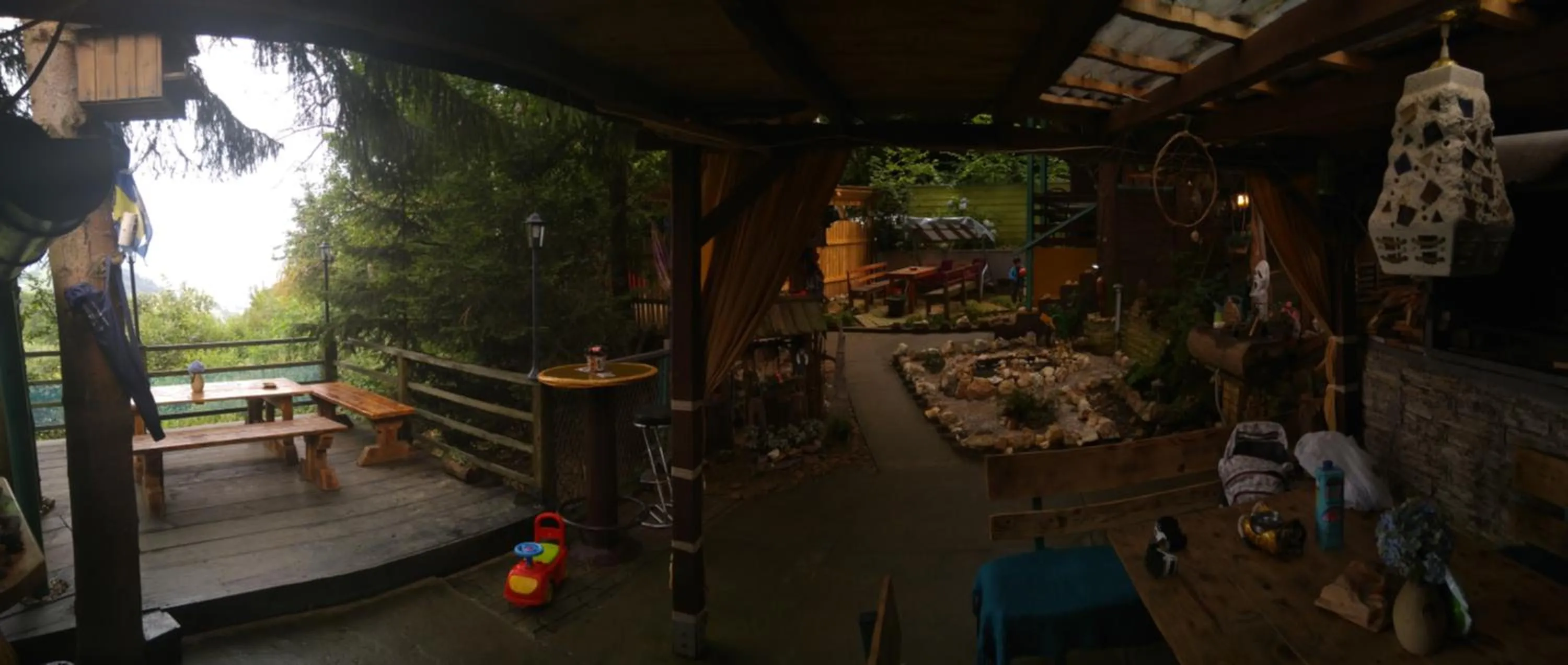 Patio in Holiday Home Nature Neno