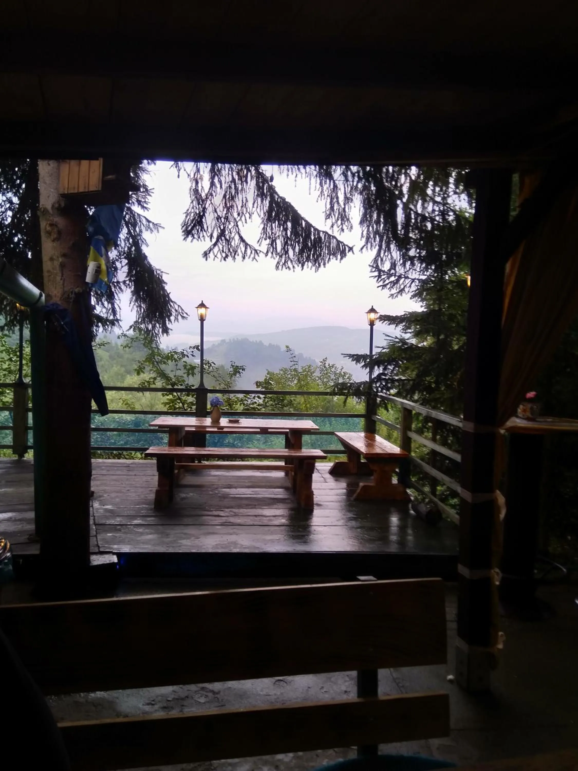 Balcony/Terrace in Holiday Home Nature Neno