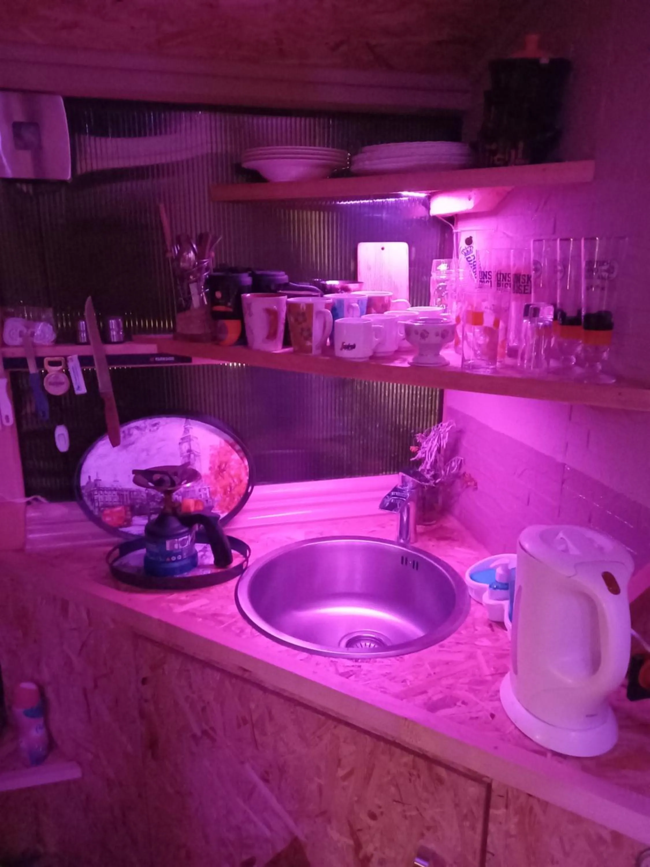 Kitchen or kitchenette in Holiday Home Nature Neno