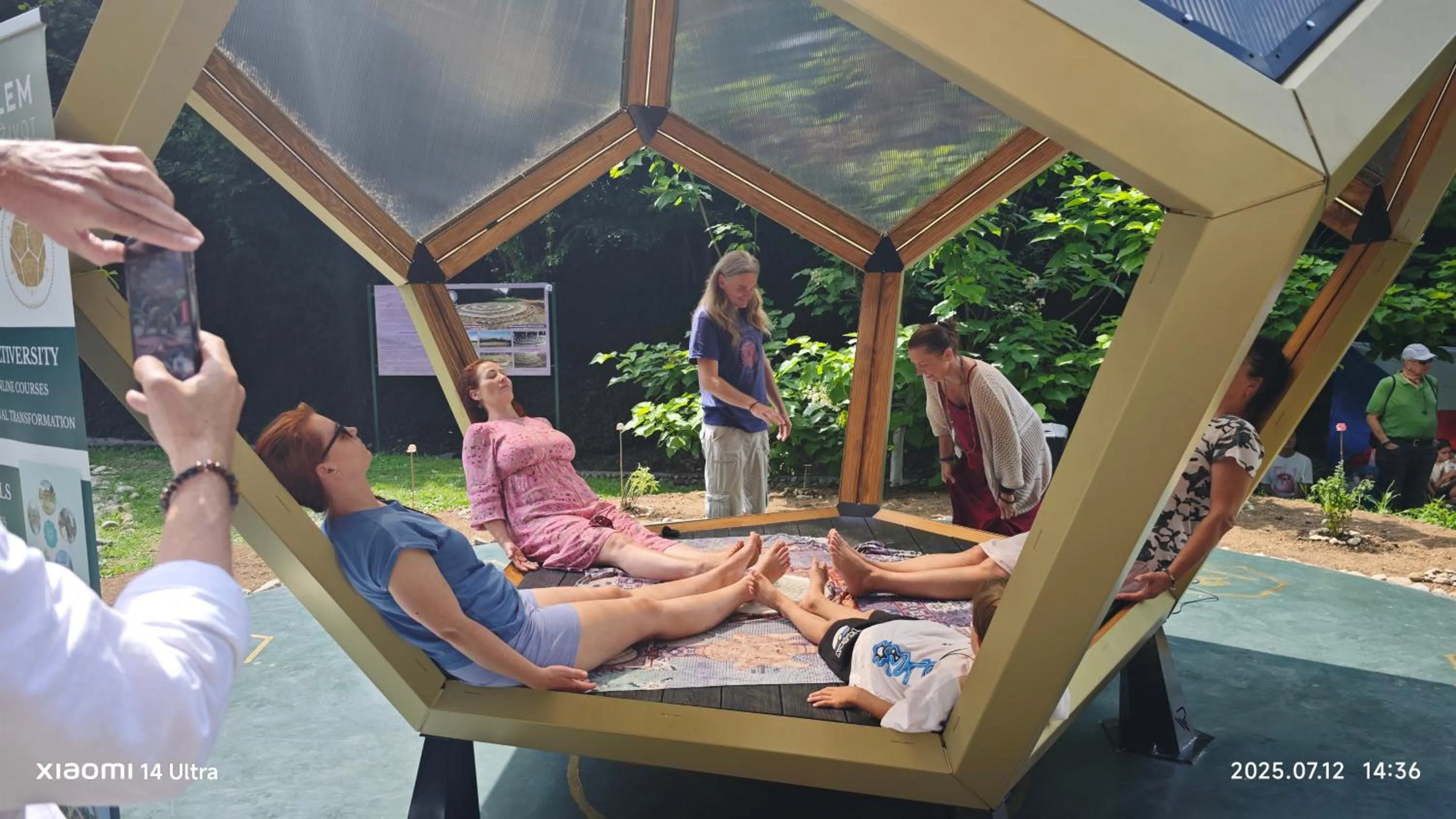 group of guests in Holiday Home Nature Neno