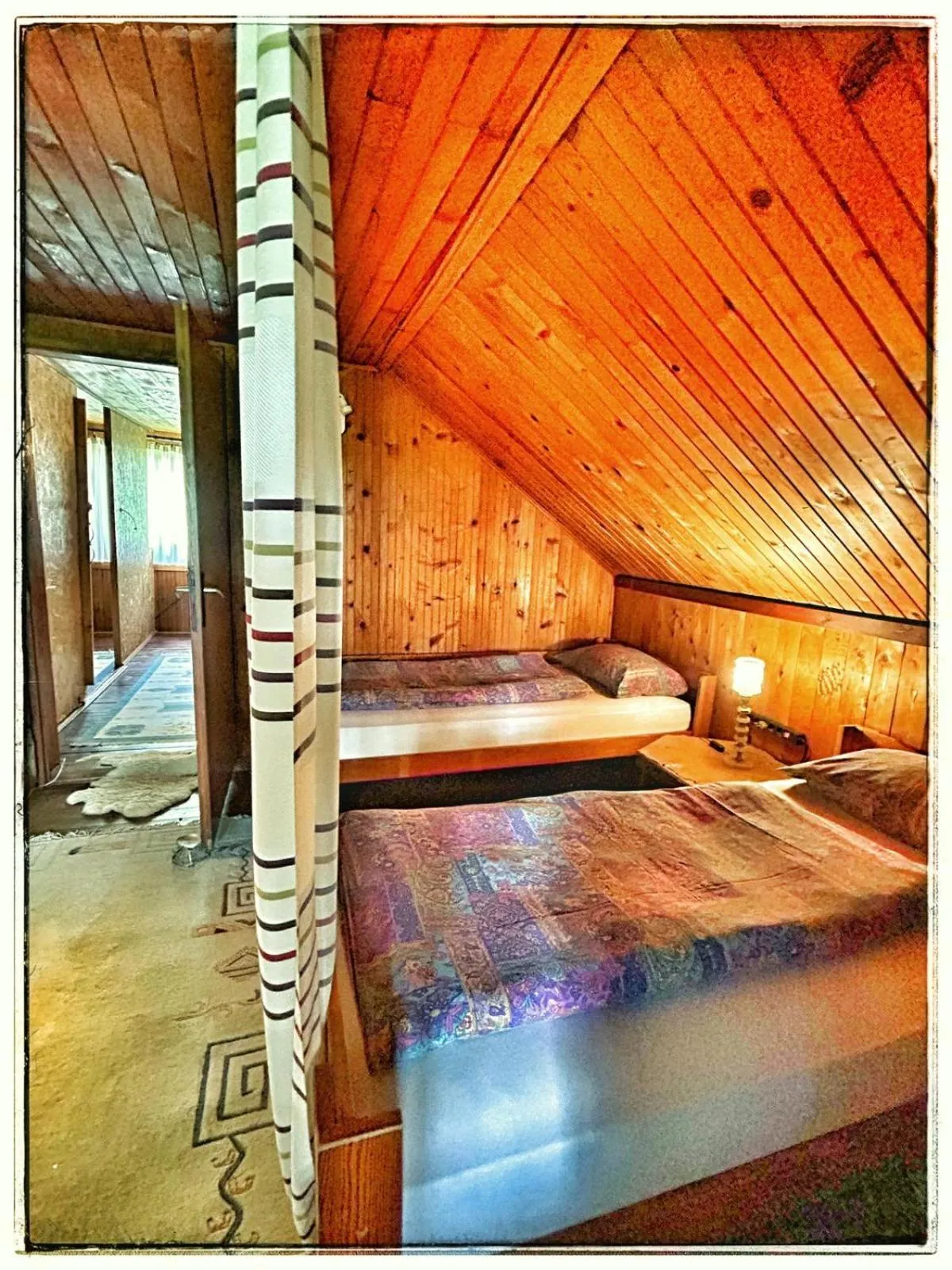 Bedroom, Bed in Holiday Home Nature Neno