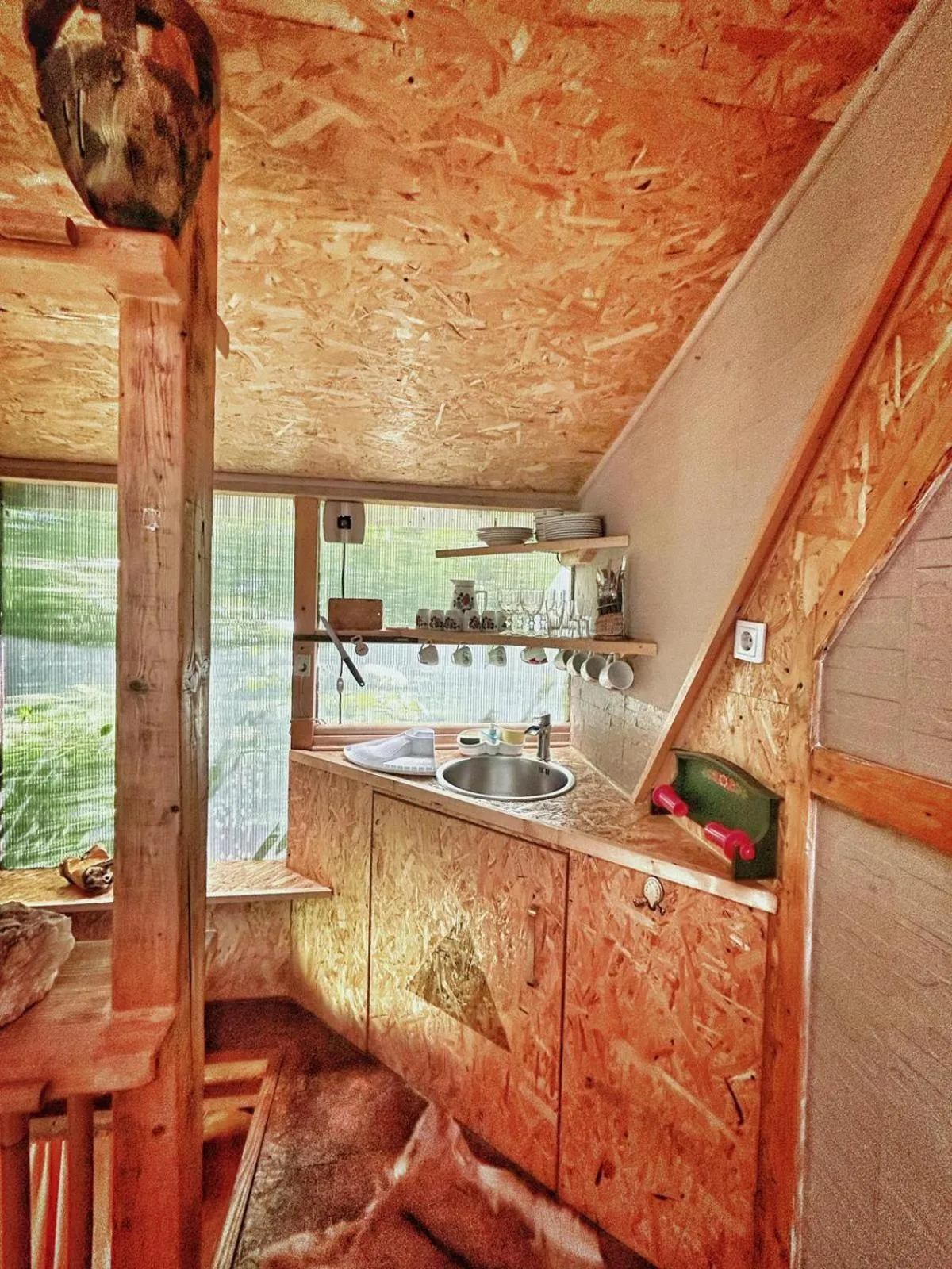 Kitchen or kitchenette in Holiday Home Nature Neno