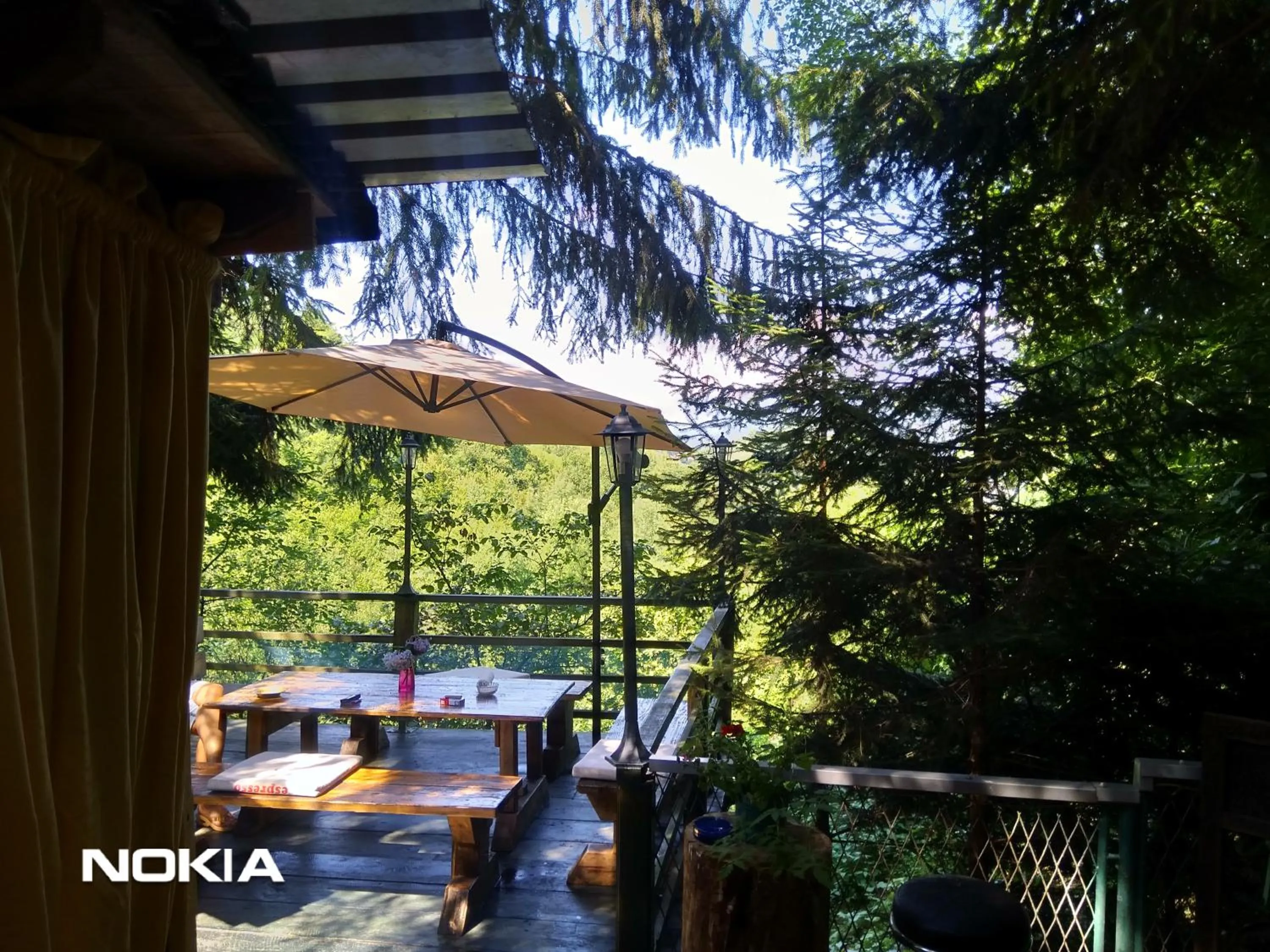 Patio in Holiday Home Nature Neno