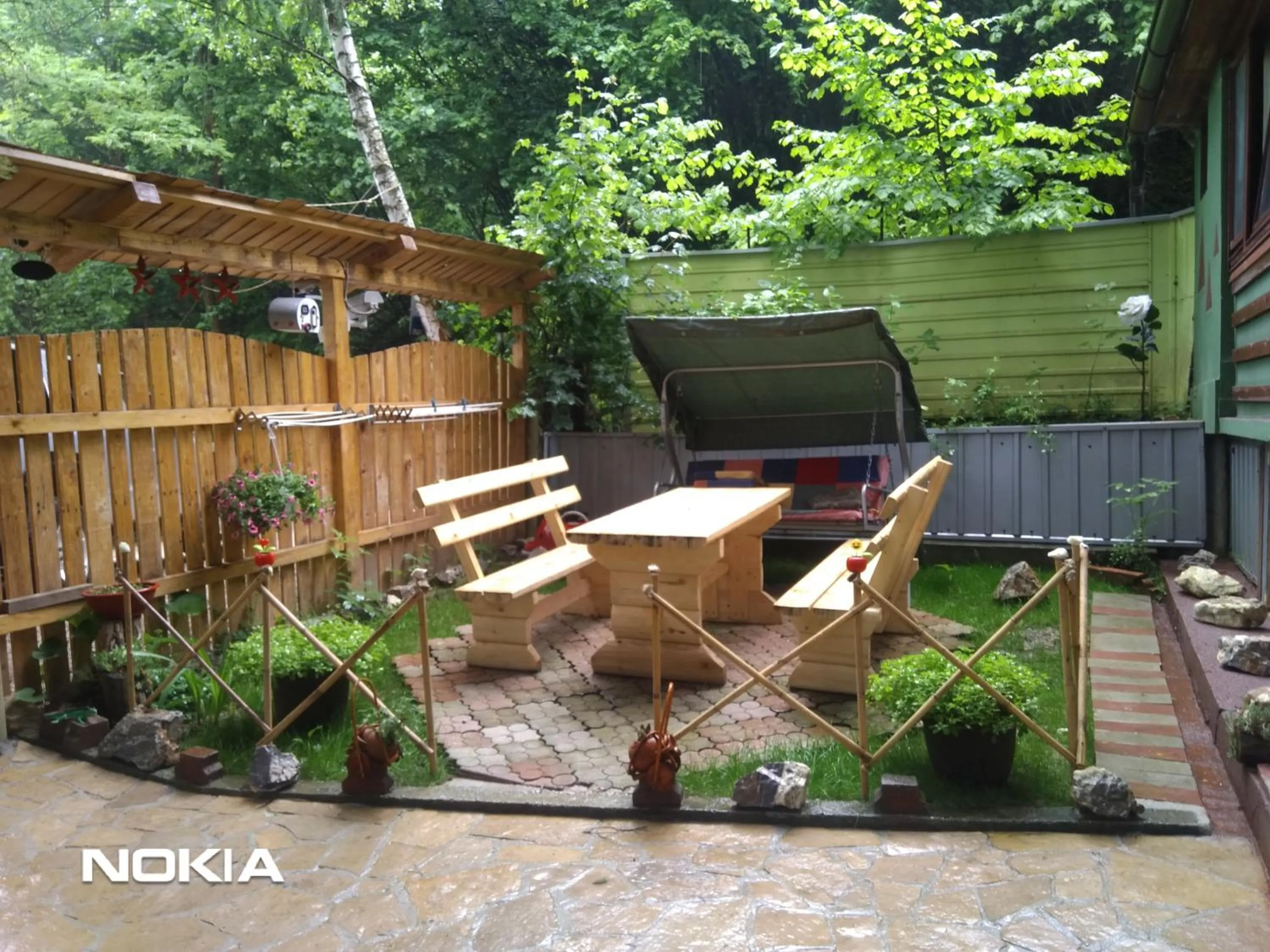 Garden view in Holiday Home Nature Neno