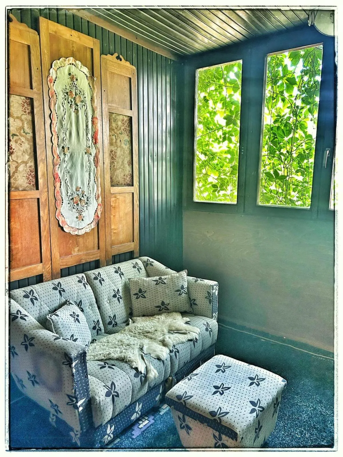 Seating area in Holiday Home Nature Neno