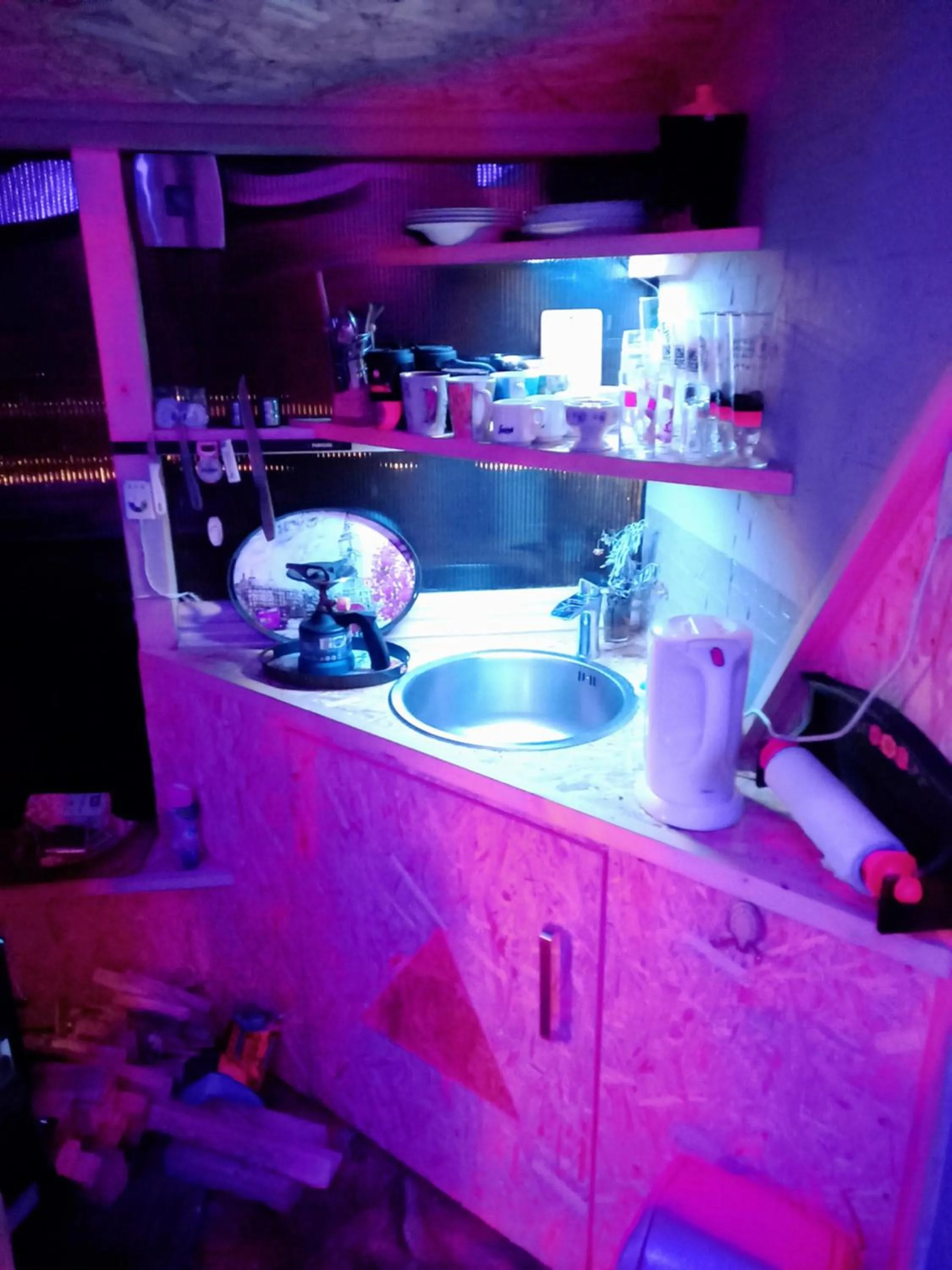 Kitchen or kitchenette in Holiday Home Nature Neno
