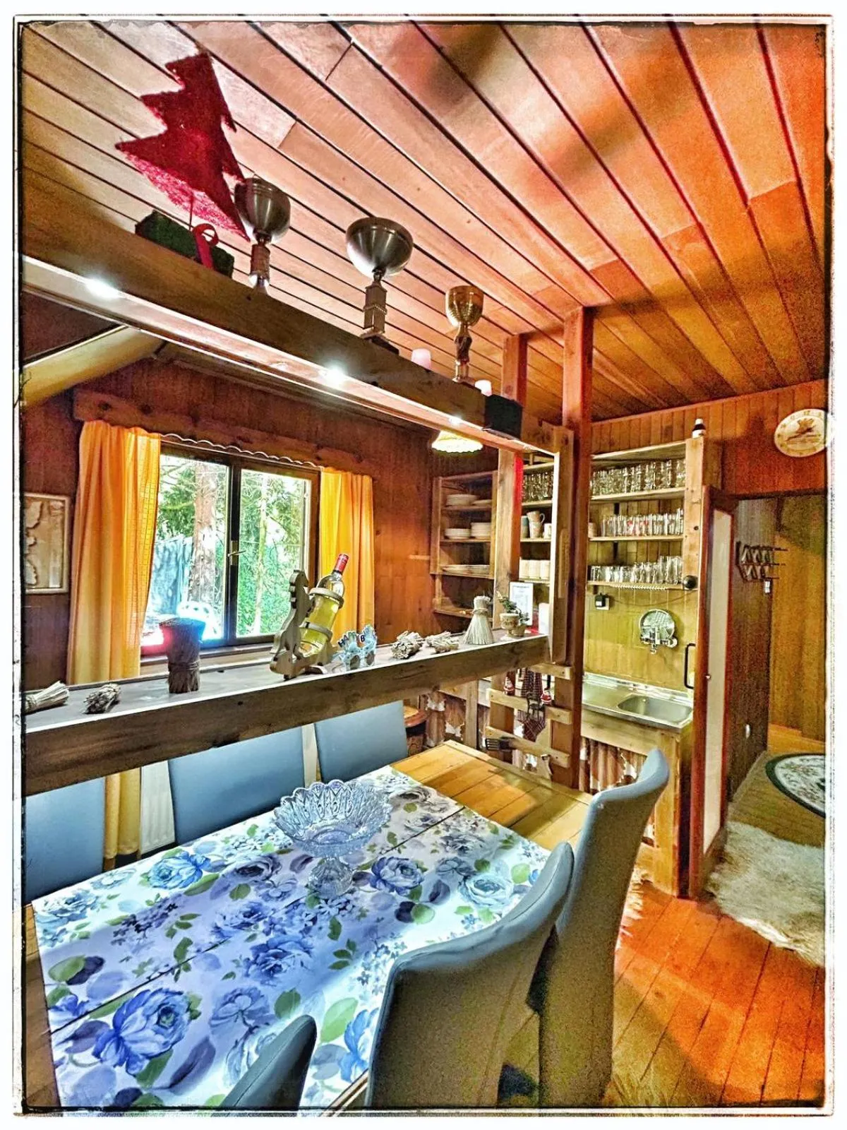 Kitchen or kitchenette in Holiday Home Nature Neno