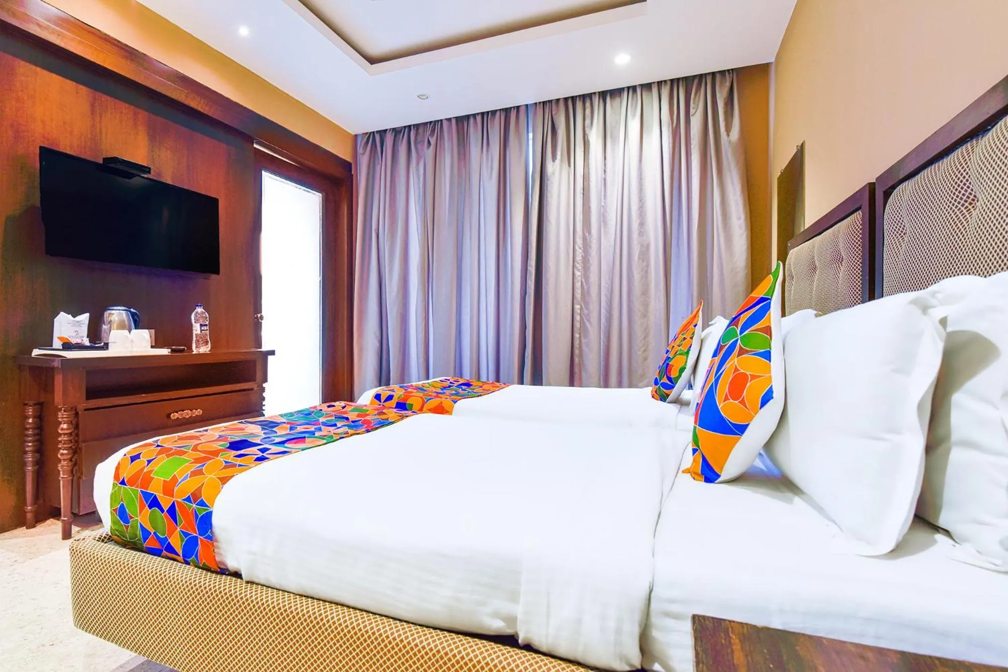 Bed in FabHotel Prime The King's Court - Nr Calangute Beach