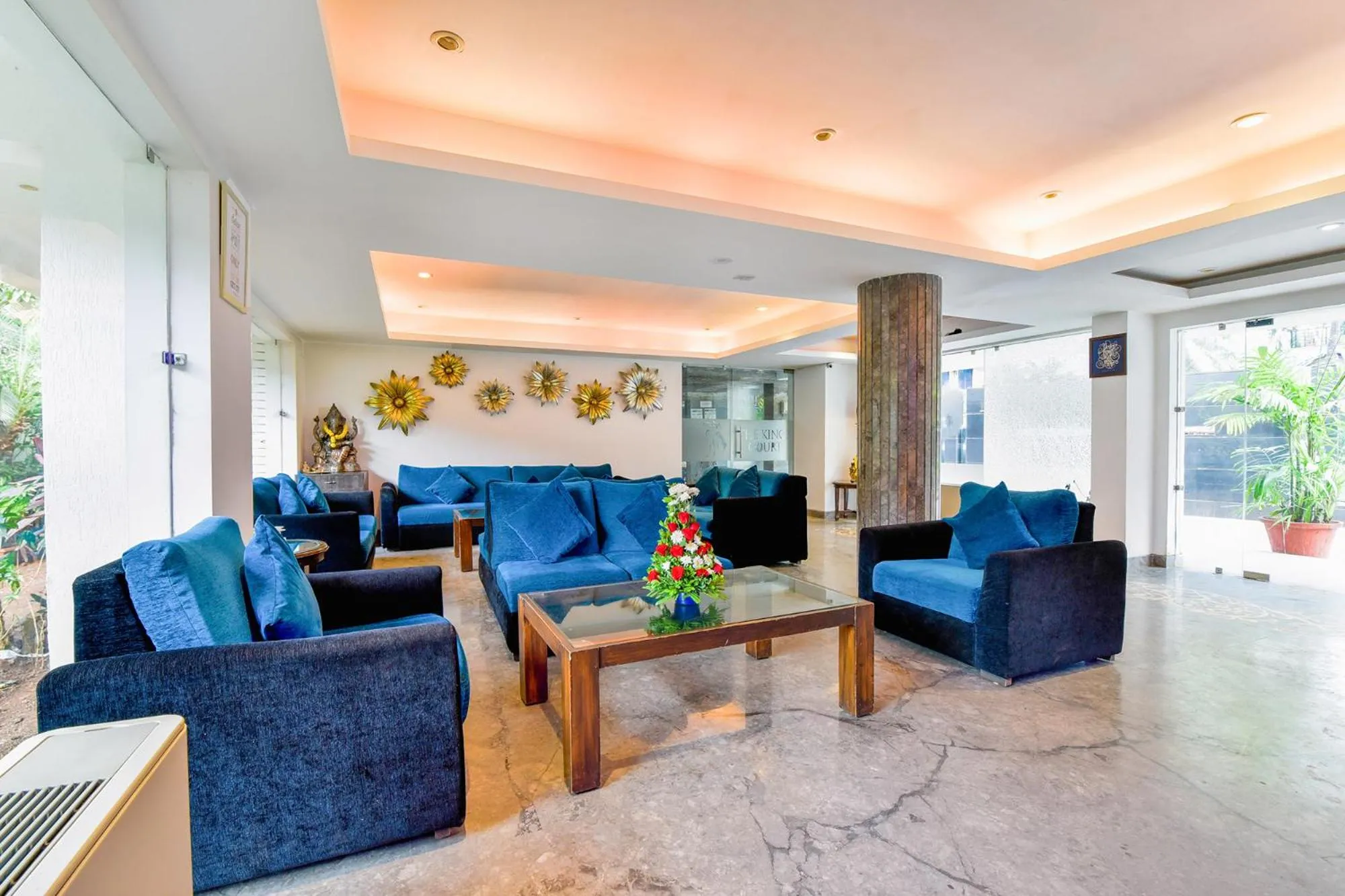 Seating area in FabHotel Prime The King's Court - Nr Calangute Beach