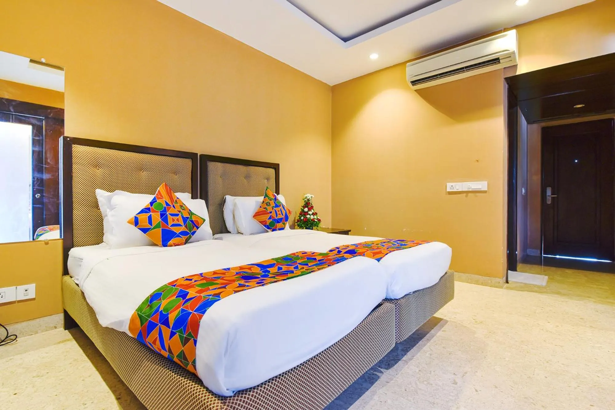 Bed in FabHotel Prime The King's Court - Nr Calangute Beach