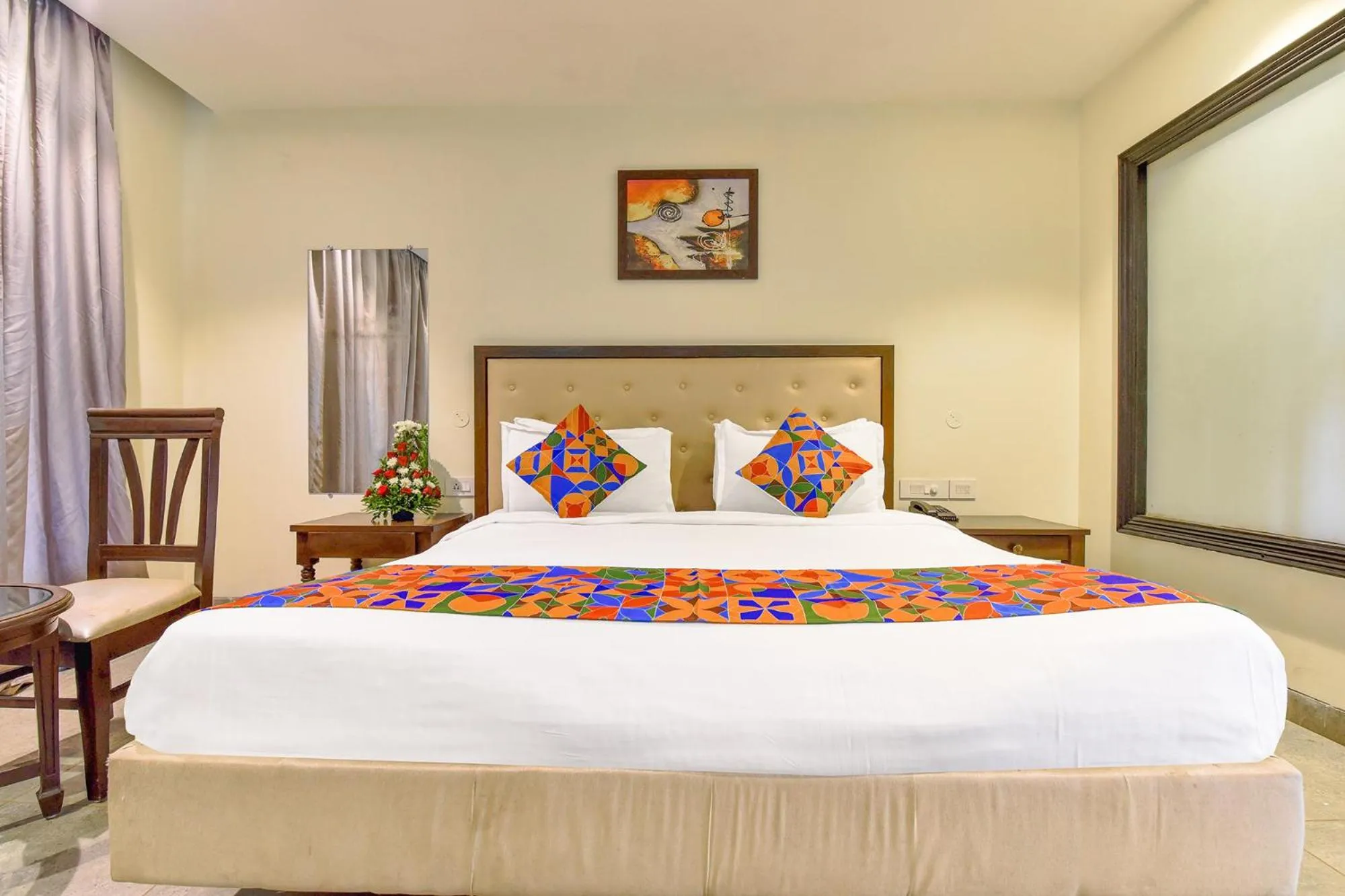 Bed in FabHotel Prime The King's Court - Nr Calangute Beach