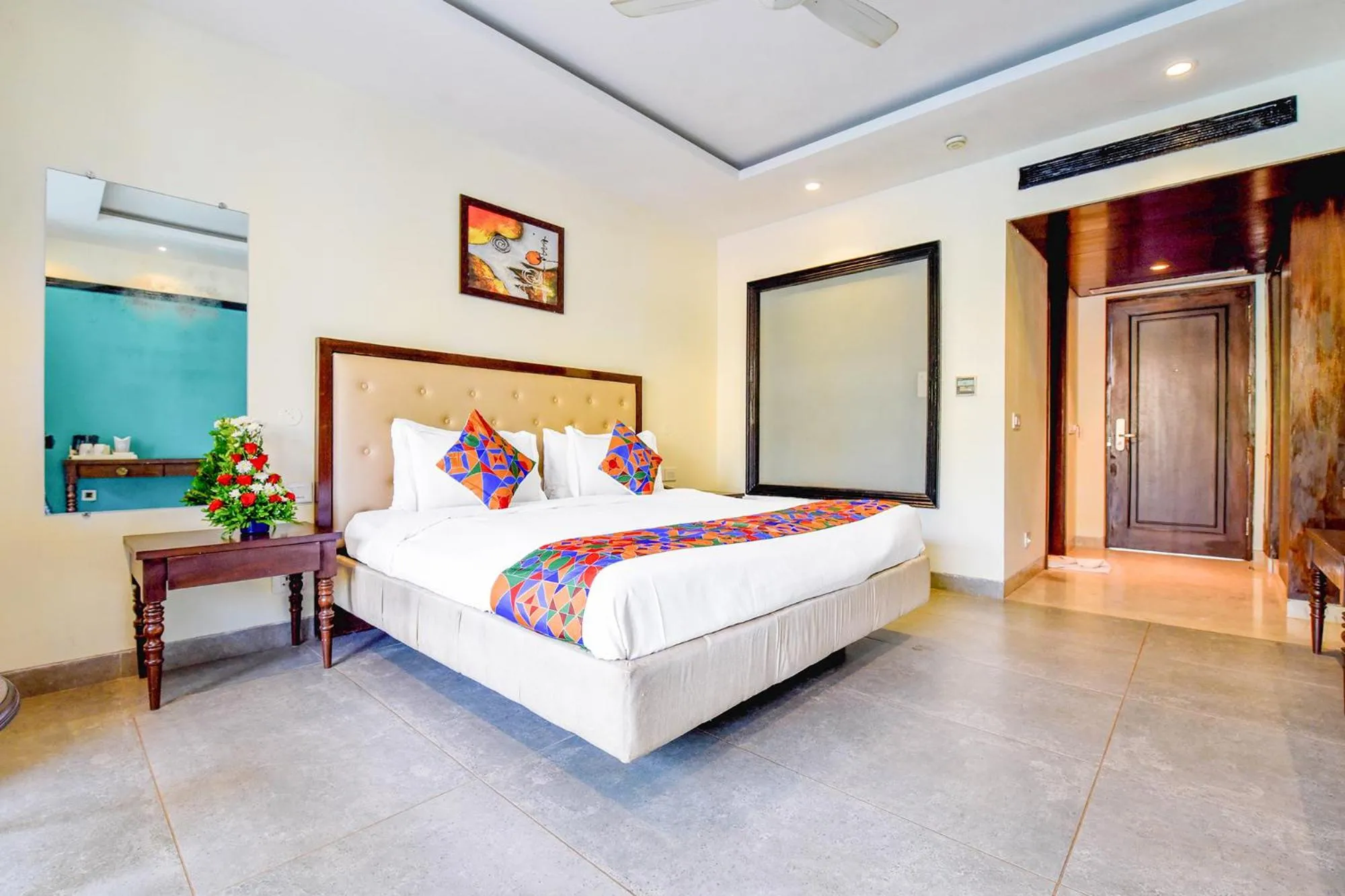 Bed in FabHotel Prime The King's Court - Nr Calangute Beach