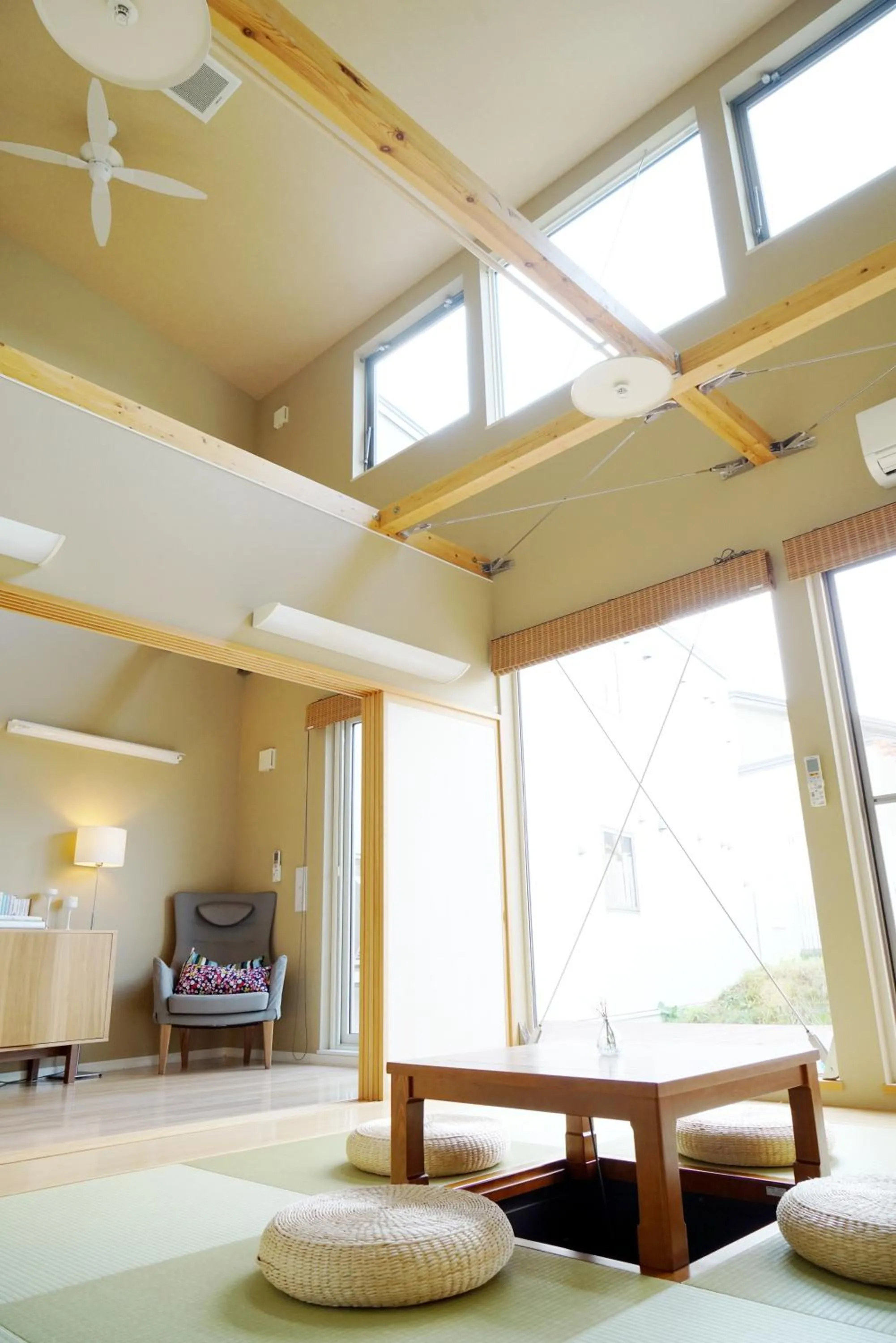 Communal lounge/ TV room in Villa Sapporo Honobono