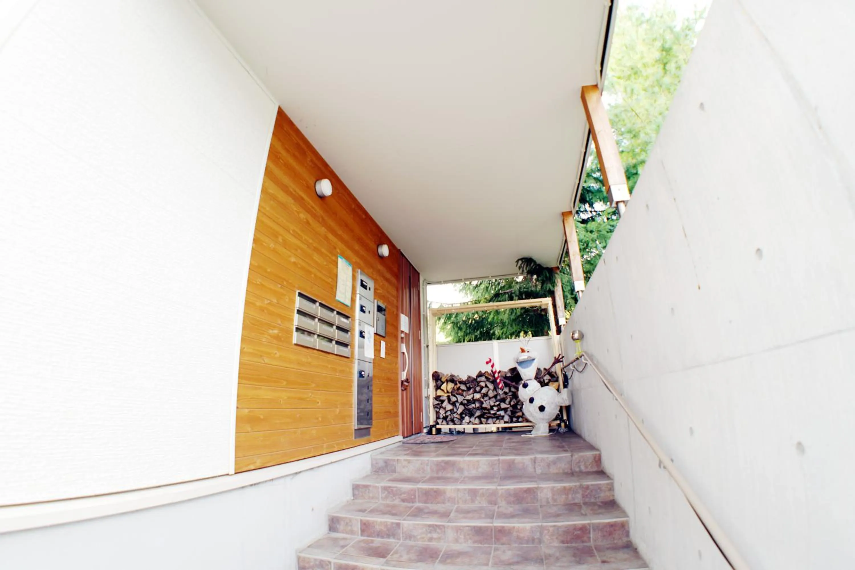 Facade/entrance in Villa Sapporo Honobono