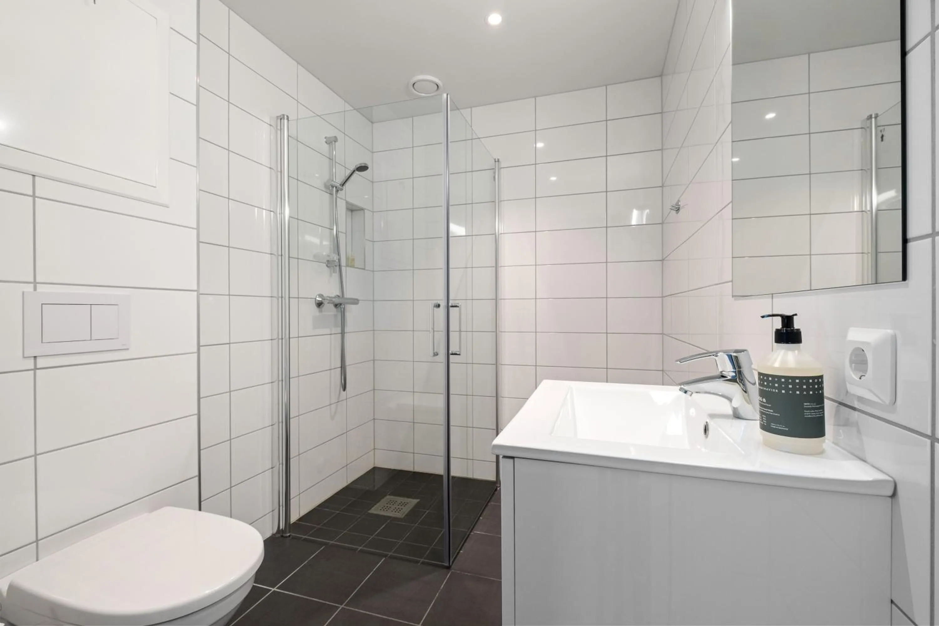 Shower in Bjørvika Apartments - Sirkus Renaa