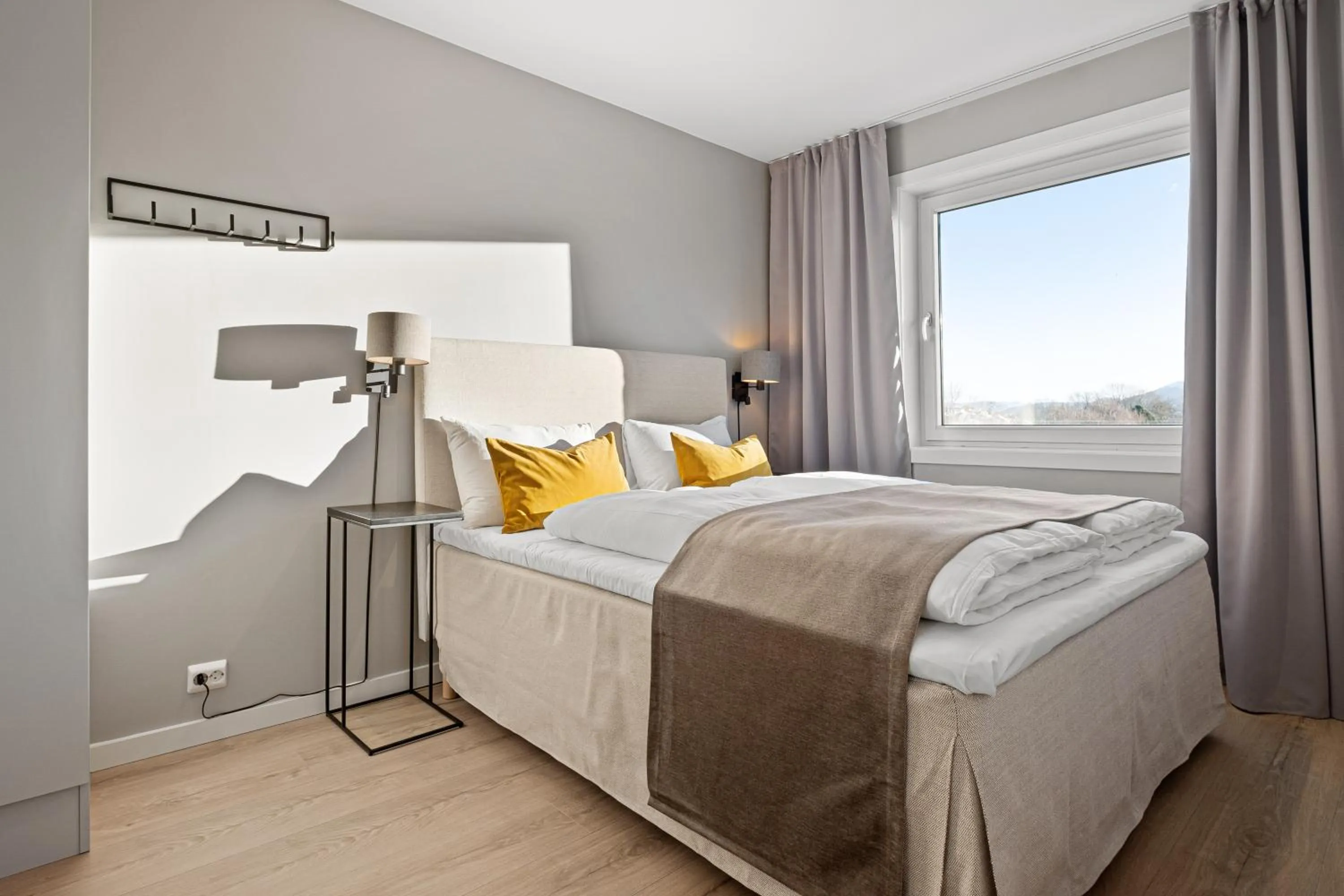 Bedroom, Bed in Bjørvika Apartments - Sirkus Renaa