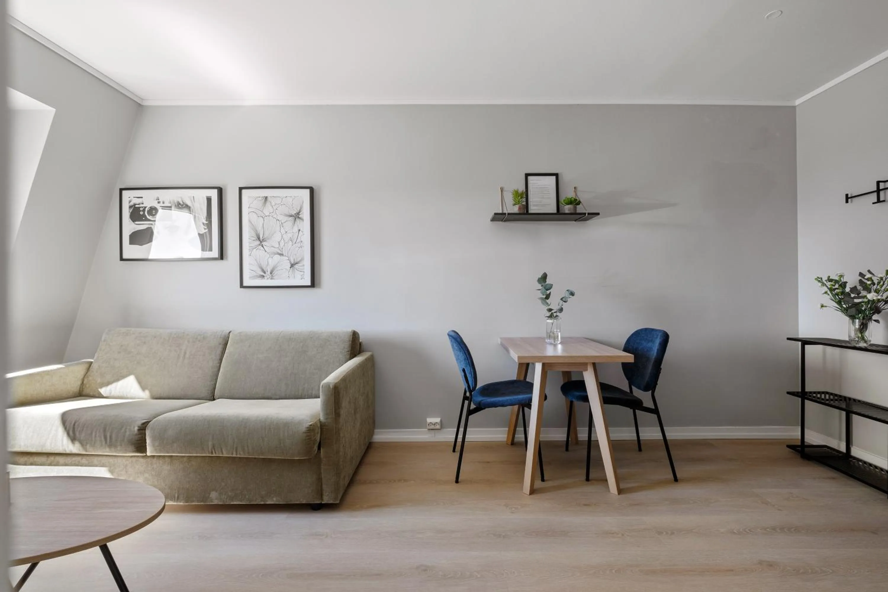 Seating area in Bjørvika Apartments - Sirkus Renaa
