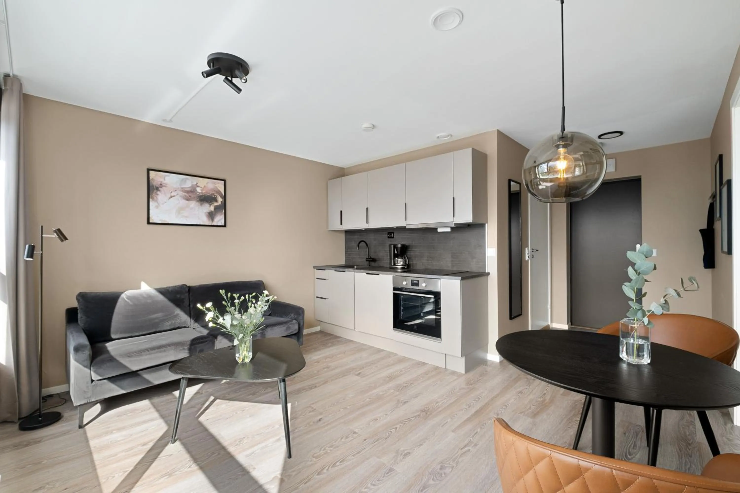 Kitchen or kitchenette in Bjørvika Apartments - Sirkus Renaa