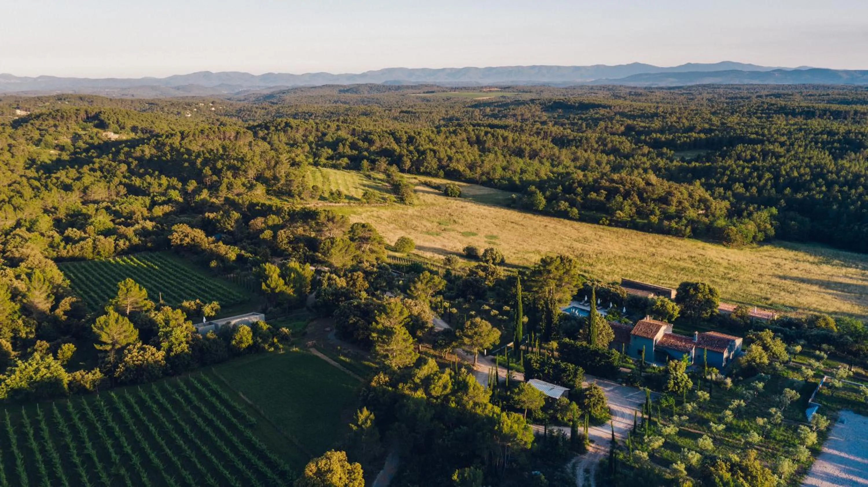 Bird's eye view in Domaine Monte Verdi