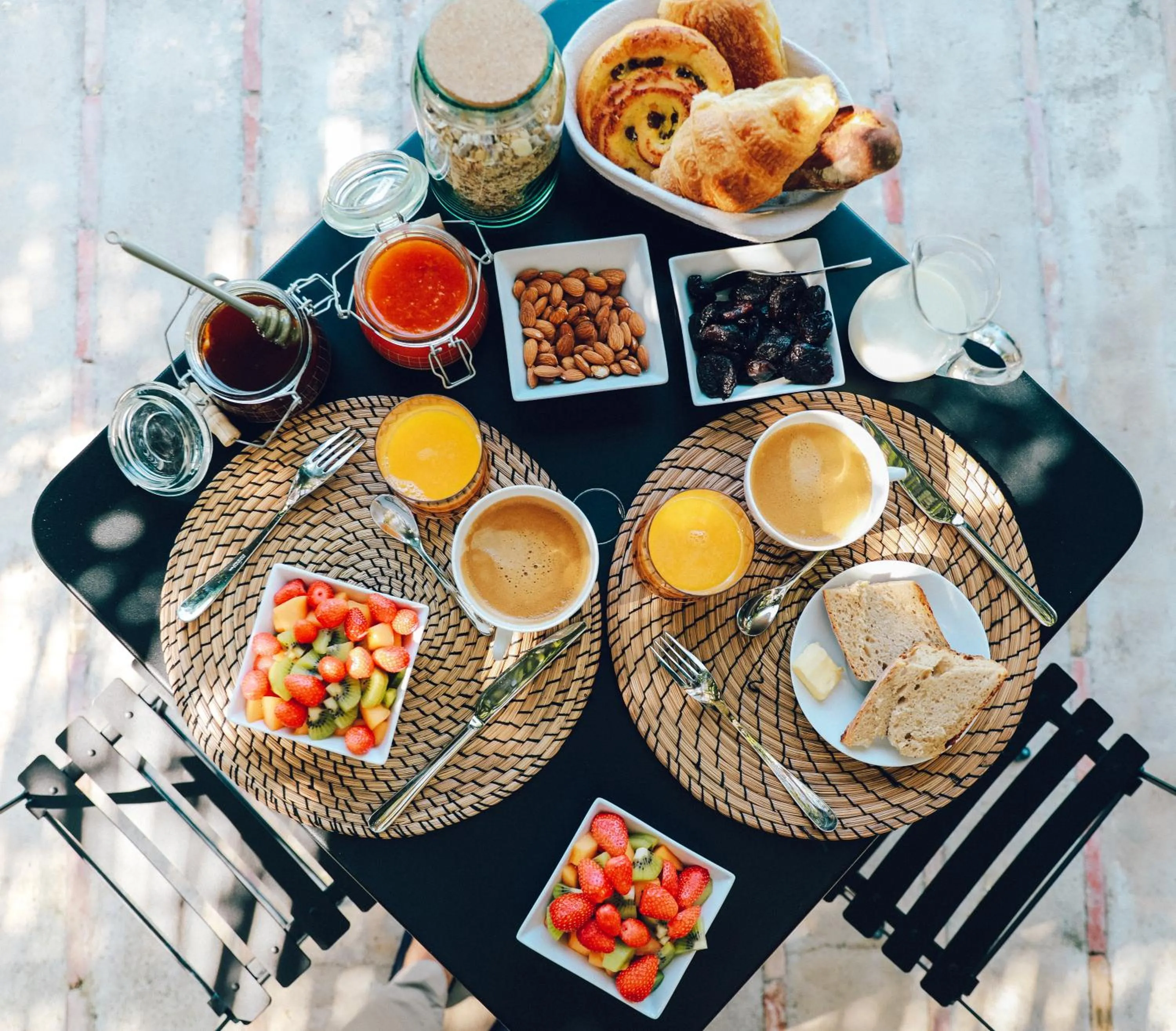 Breakfast in Domaine Monte Verdi