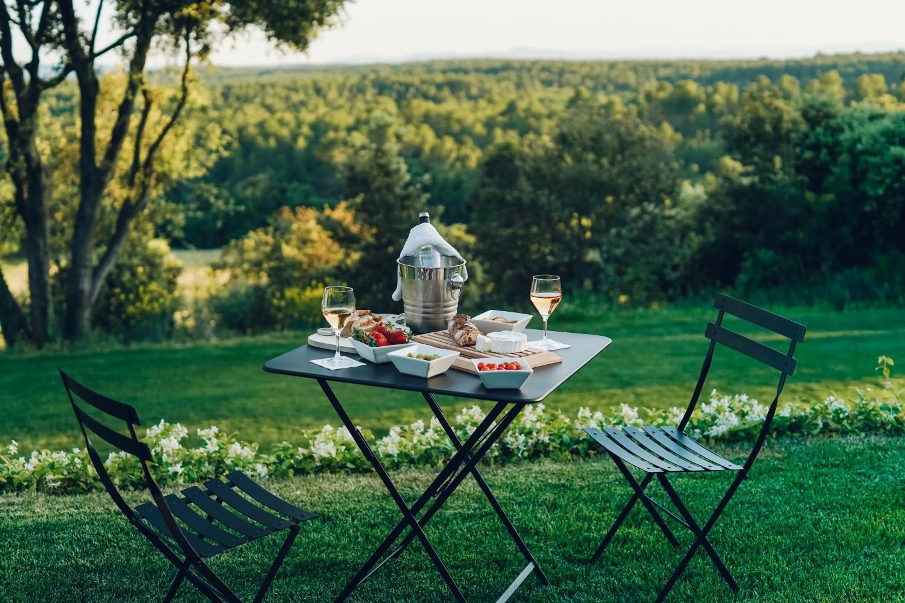 Food and drinks in Domaine Monte Verdi