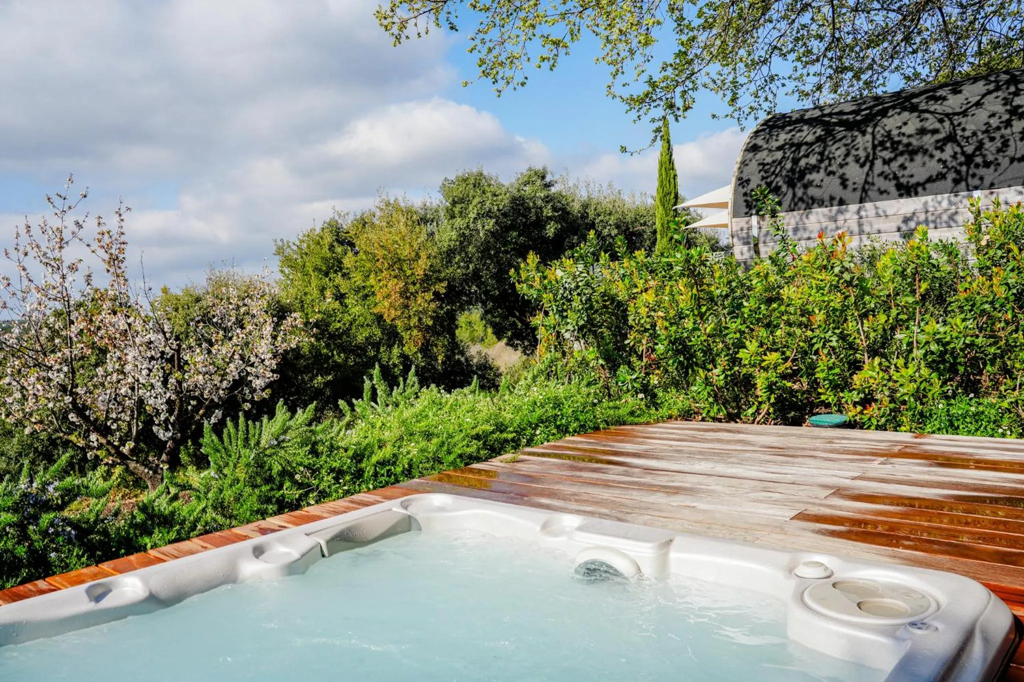 Hot Tub in Domaine Monte Verdi