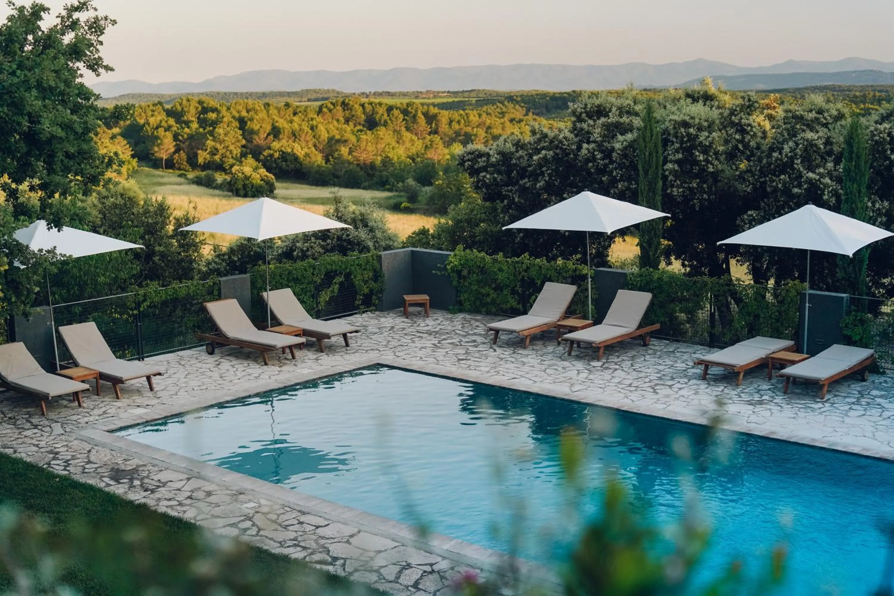 Pool view in Domaine Monte Verdi