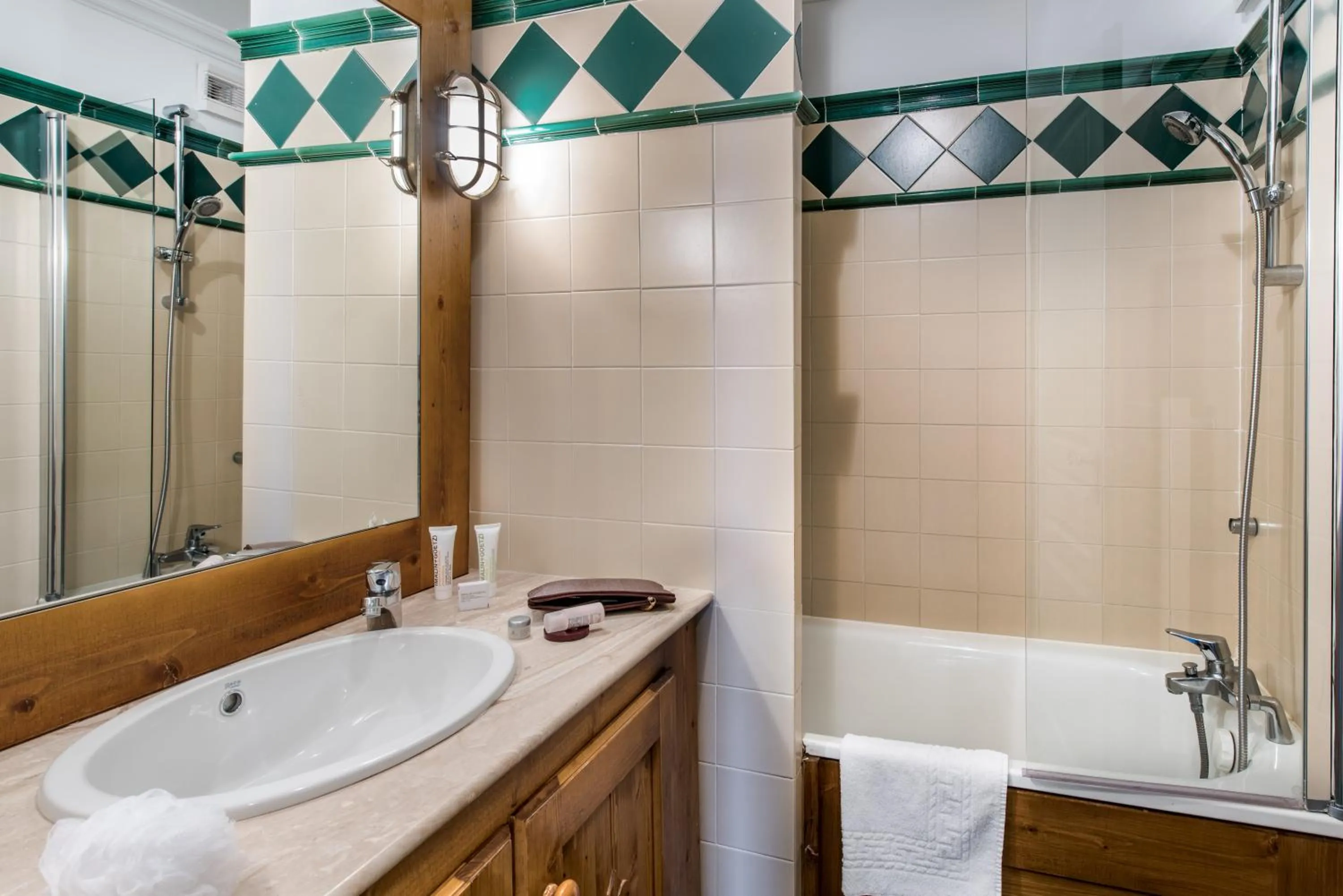 Bathroom in Résidences Village Montana by Les Etincelles