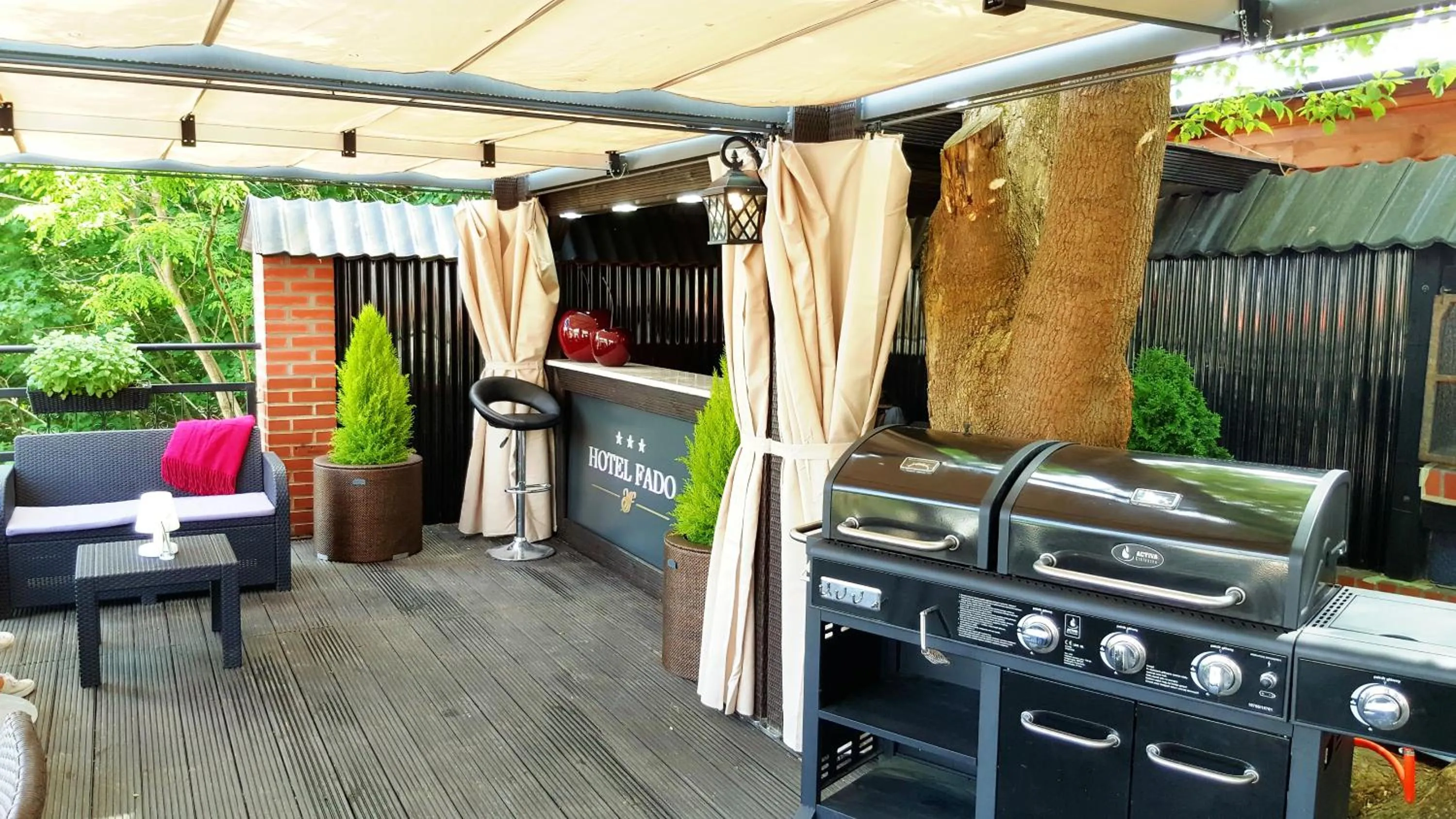 BBQ facilities in Hotel Fado