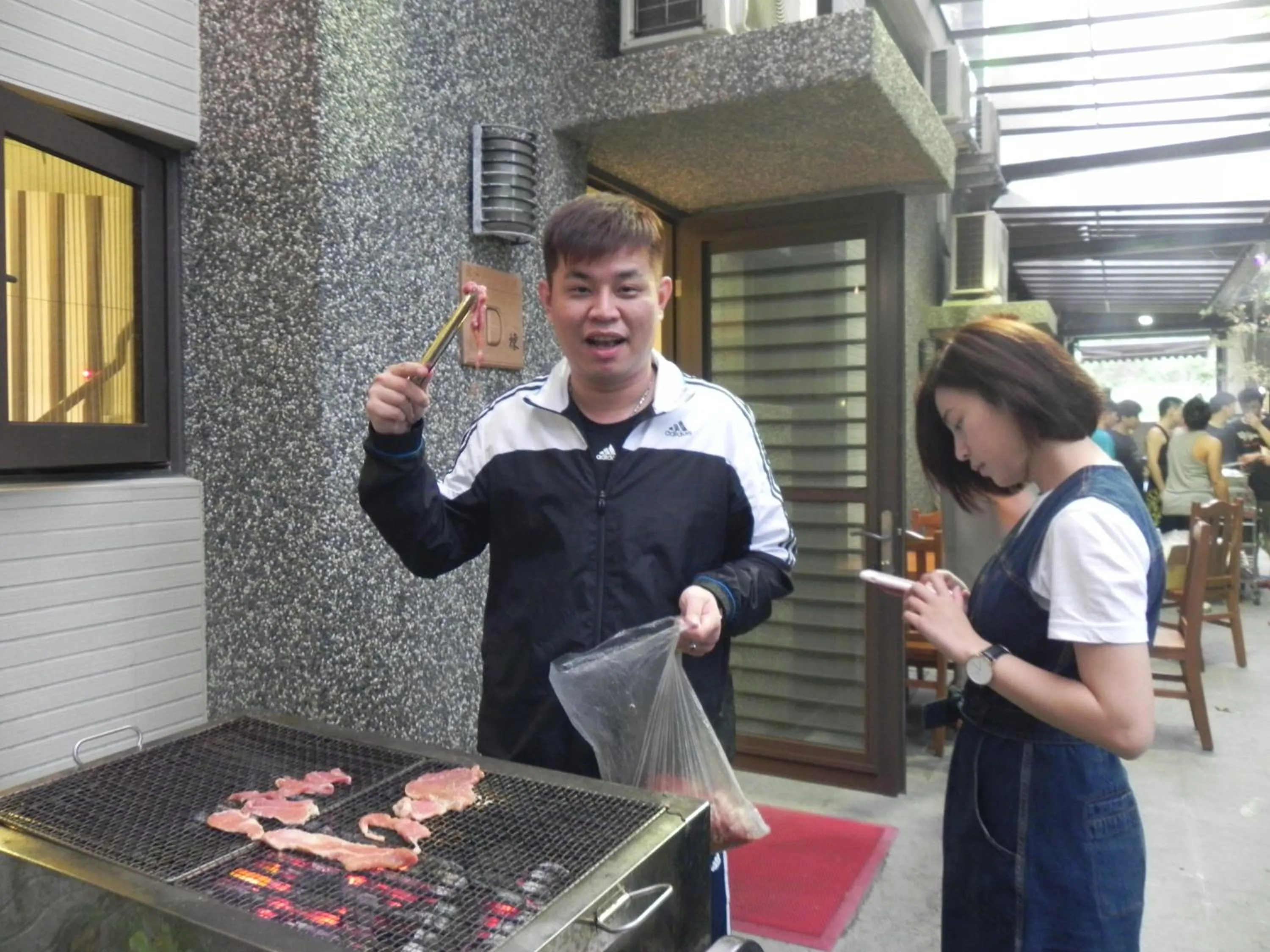BBQ facilities in Peace Area Hot Spring Hotel