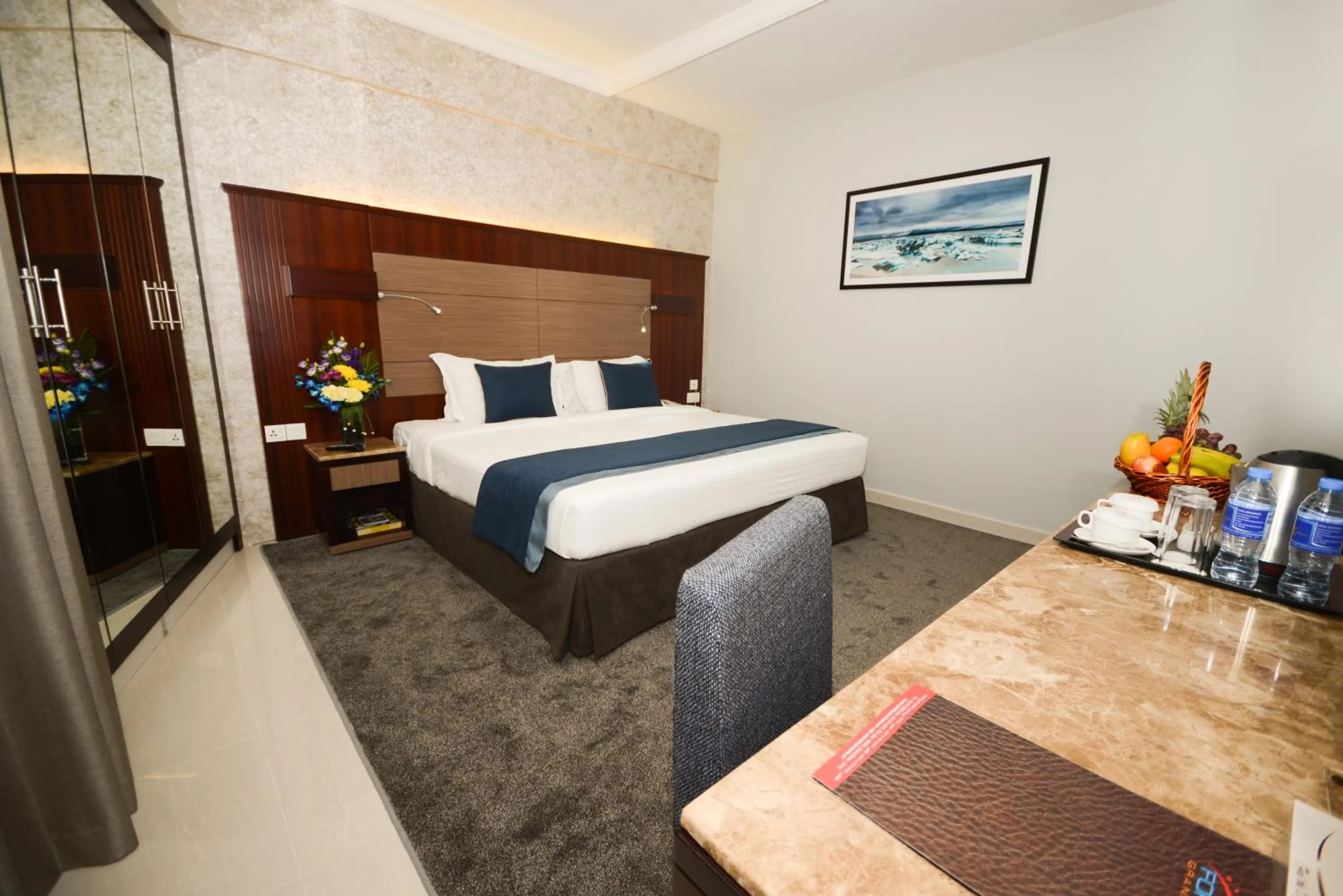 Decorative detail, Bed in Fortune Grand Hotel