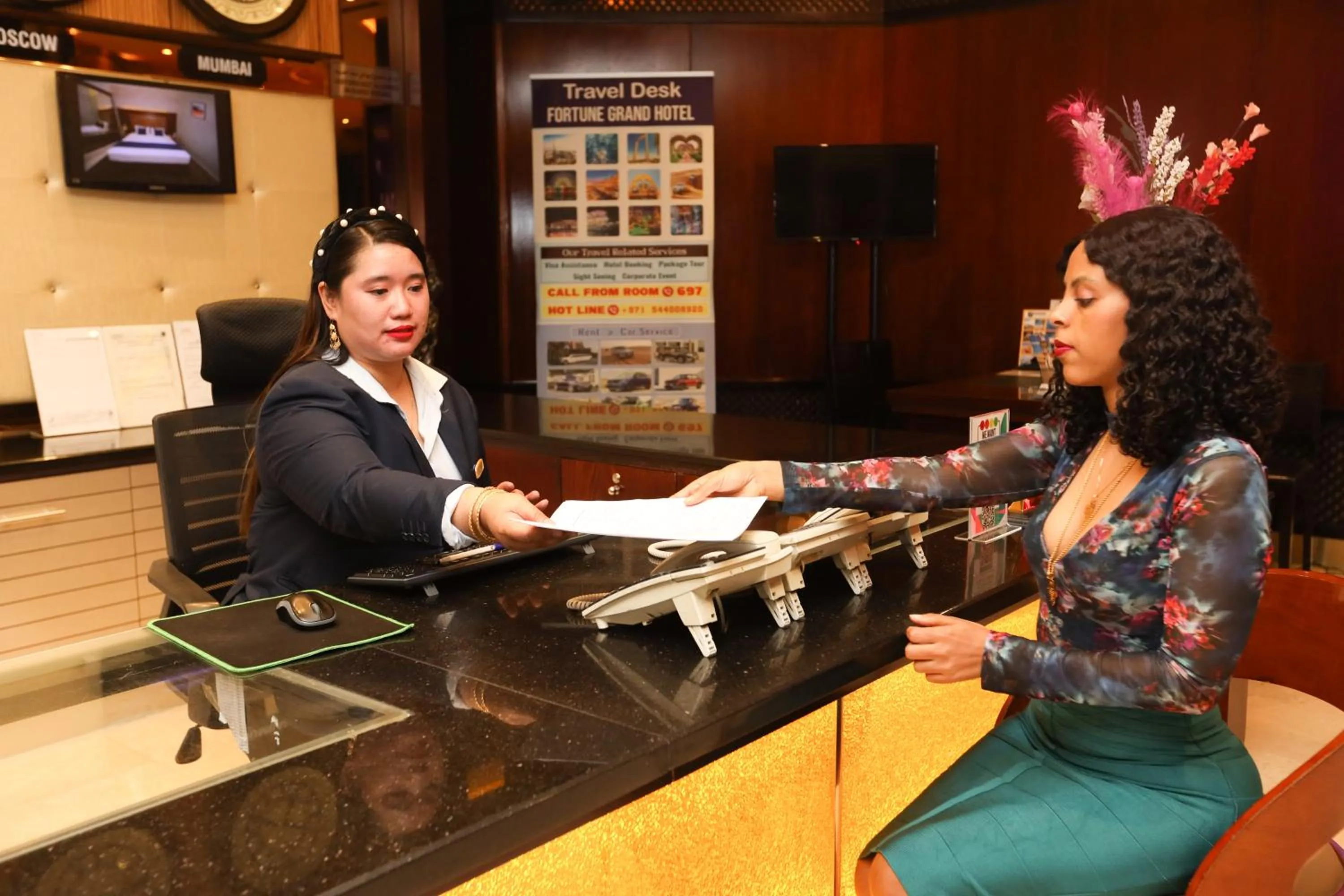Lobby or reception in Fortune Grand Hotel