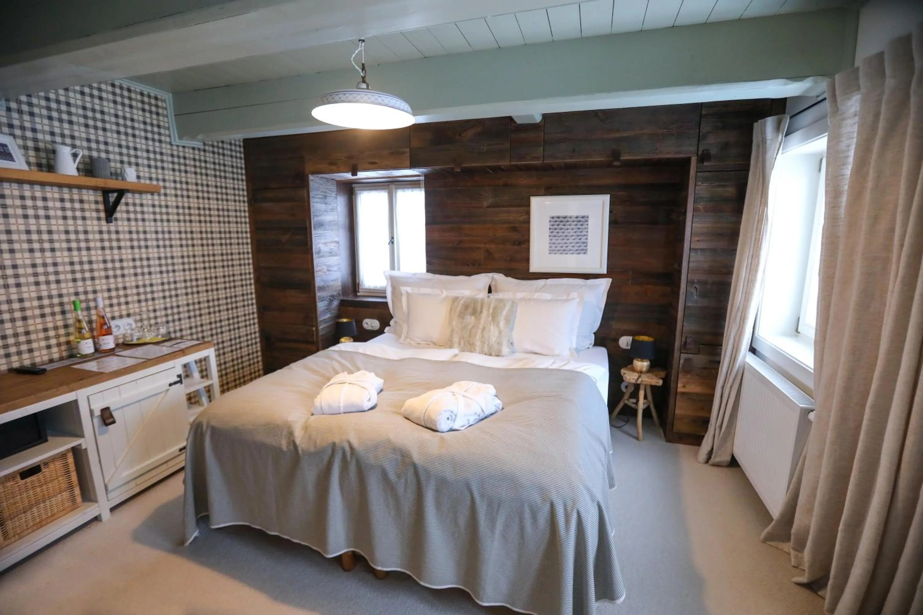 Bed in Hotel Bouda Helena