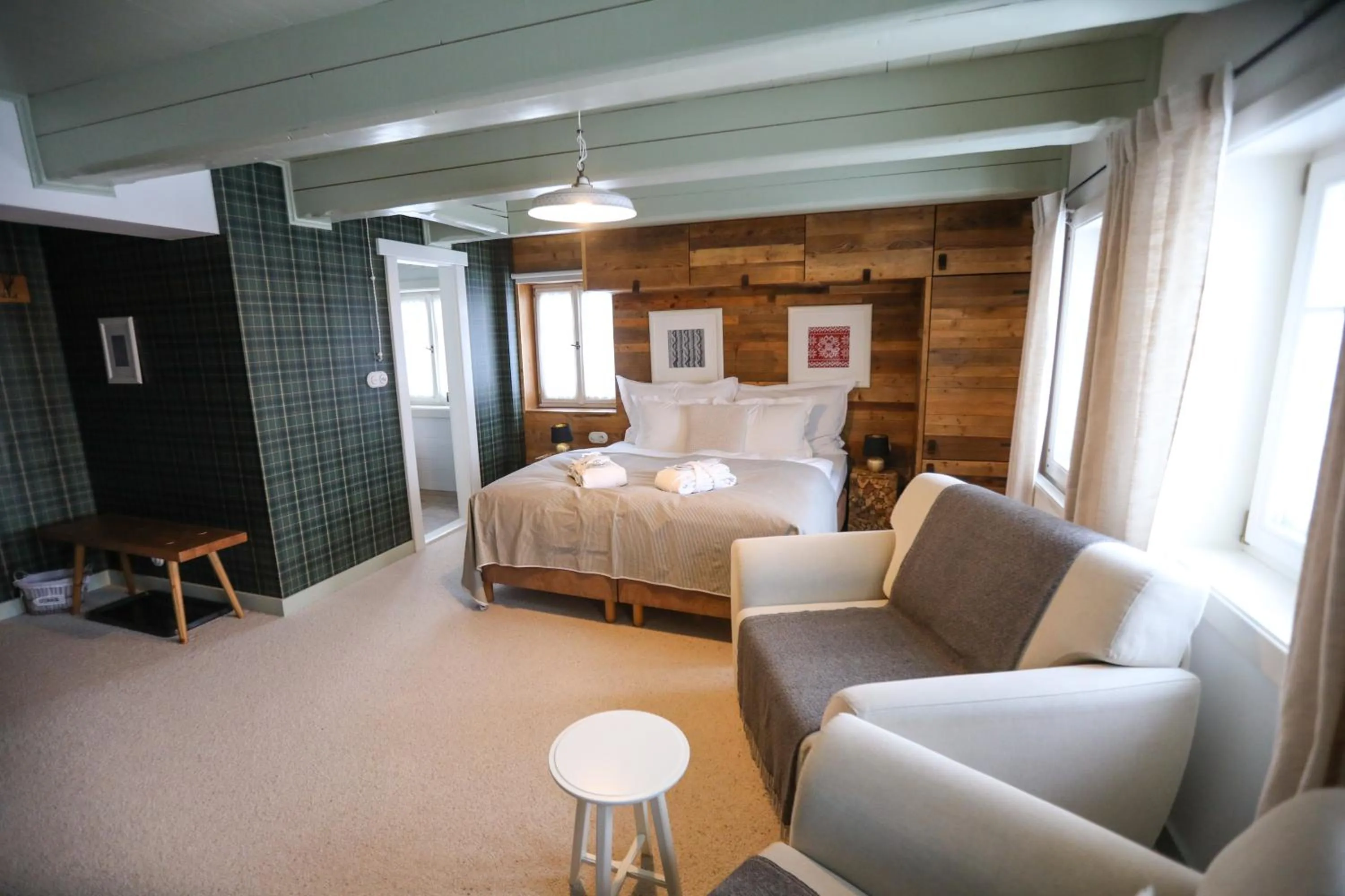 Bed in Hotel Bouda Helena