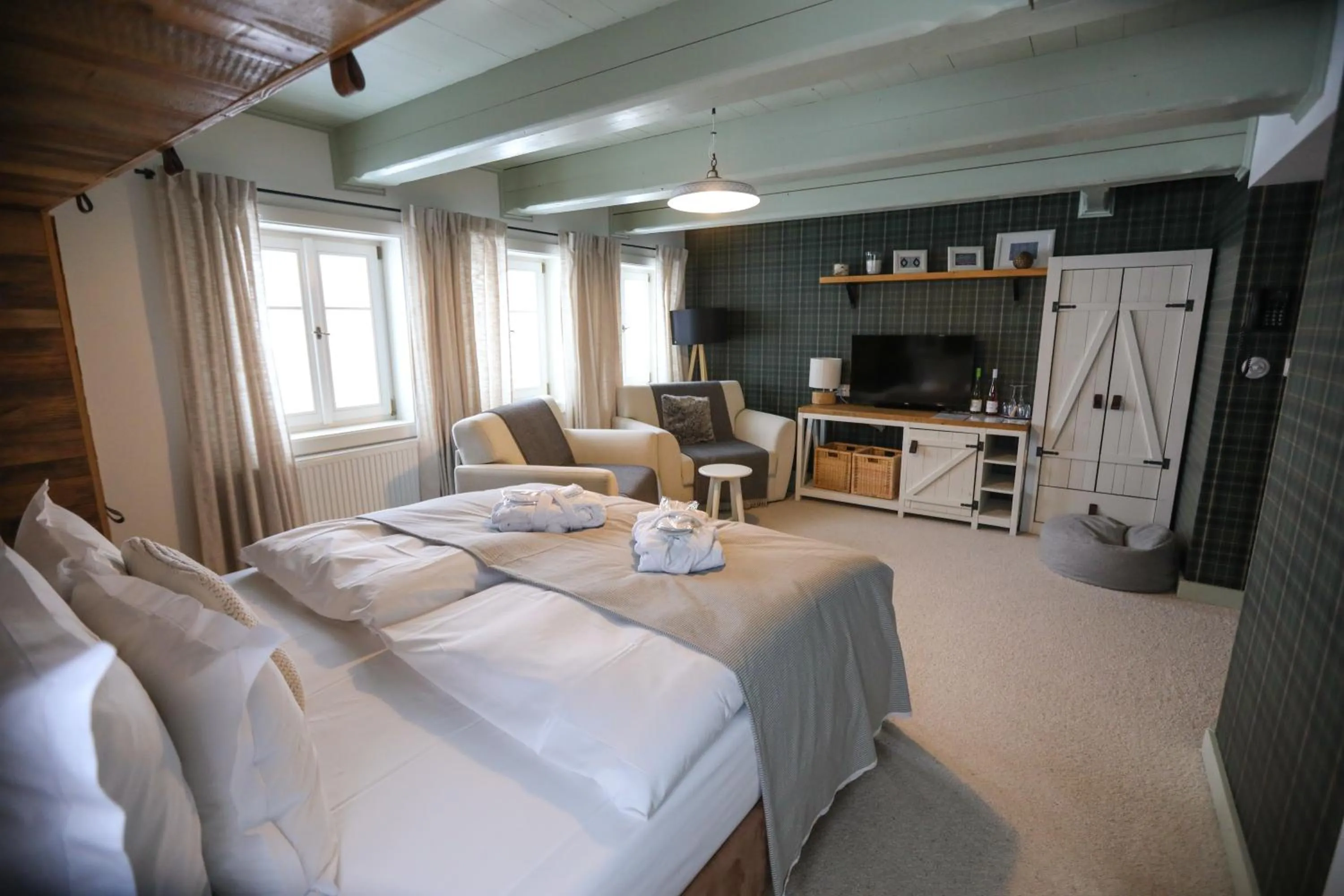 Bed in Hotel Bouda Helena