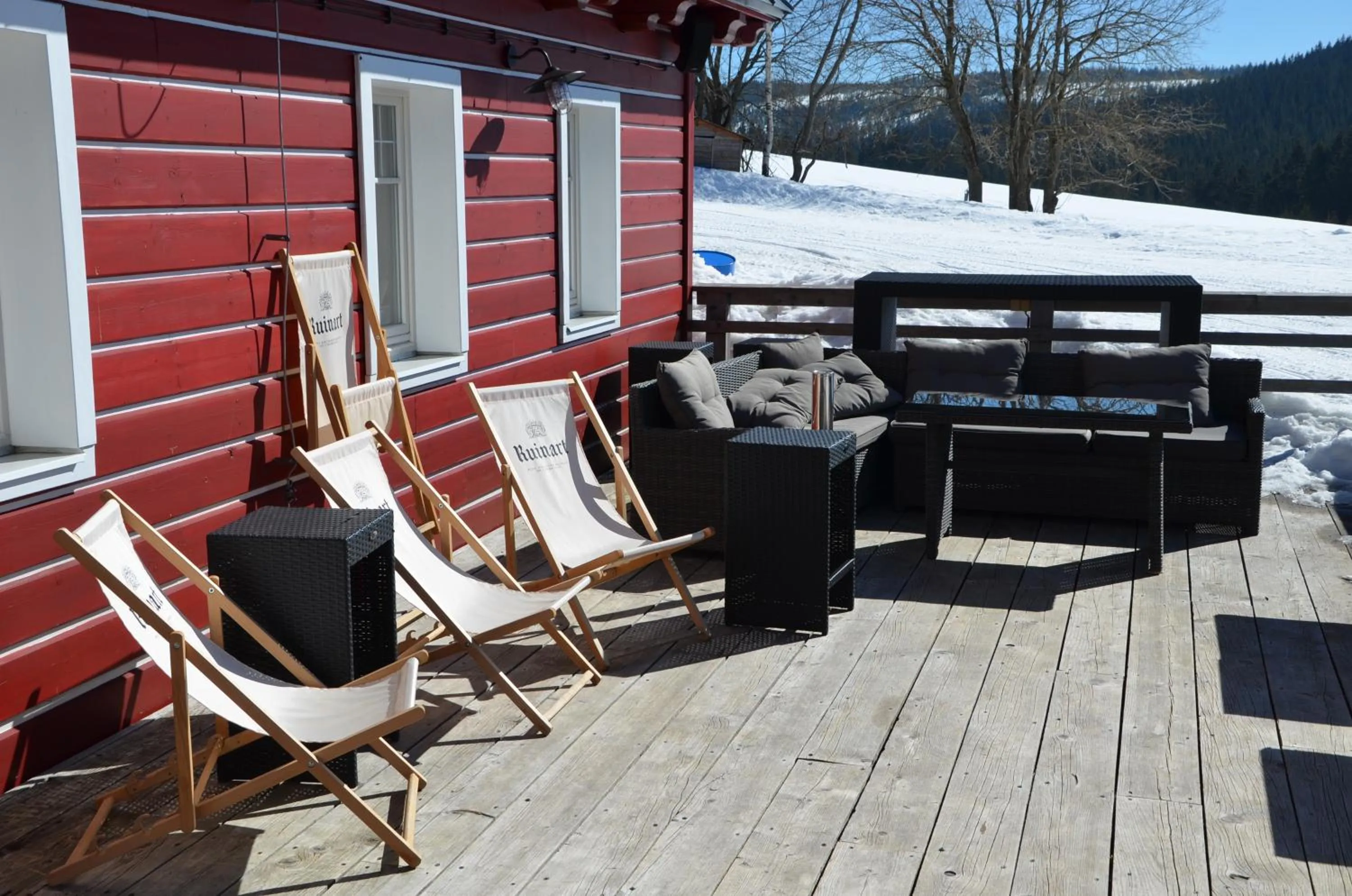 Balcony/Terrace in Hotel Bouda Helena