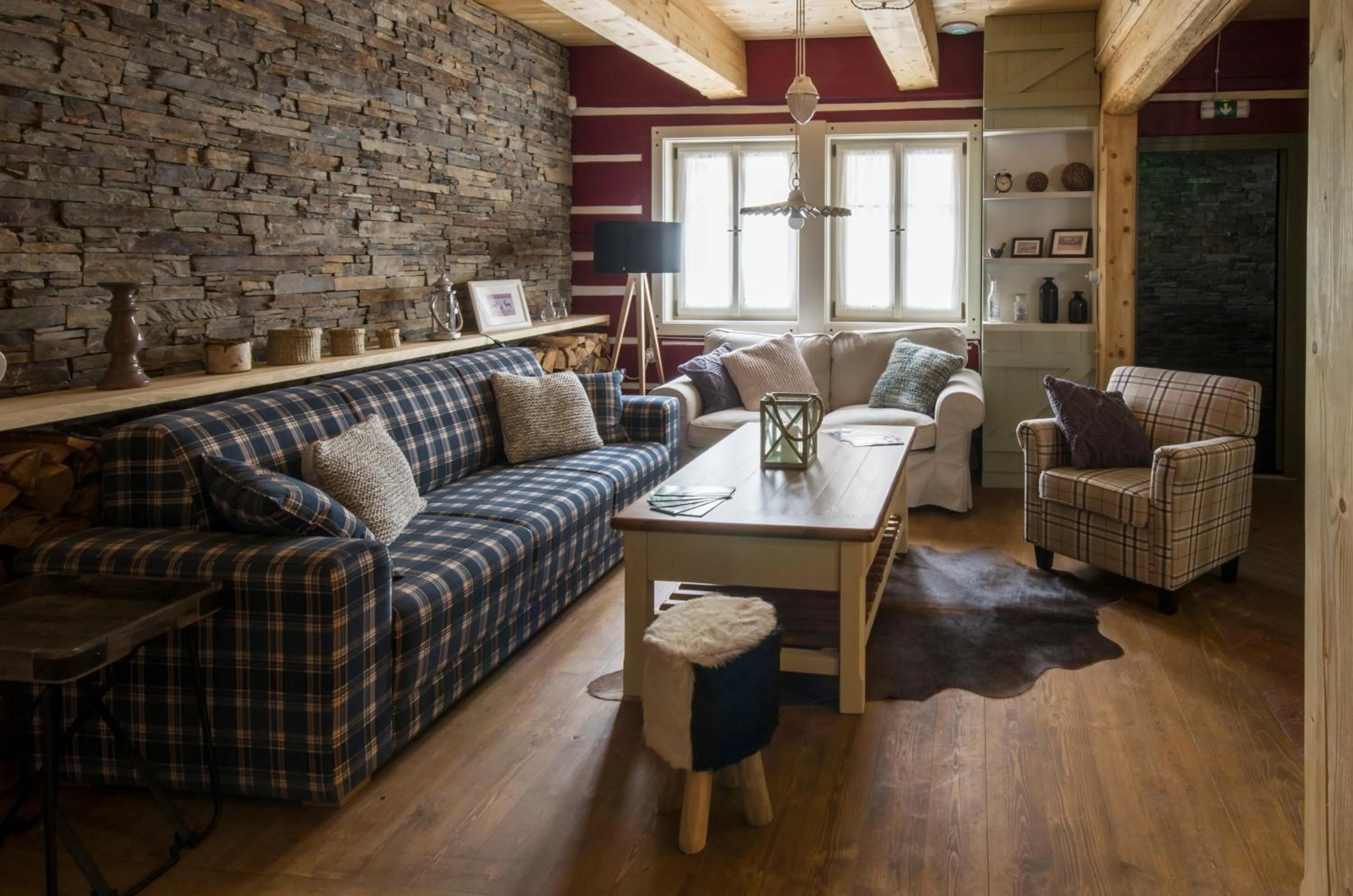 Lobby or reception in Hotel Bouda Helena