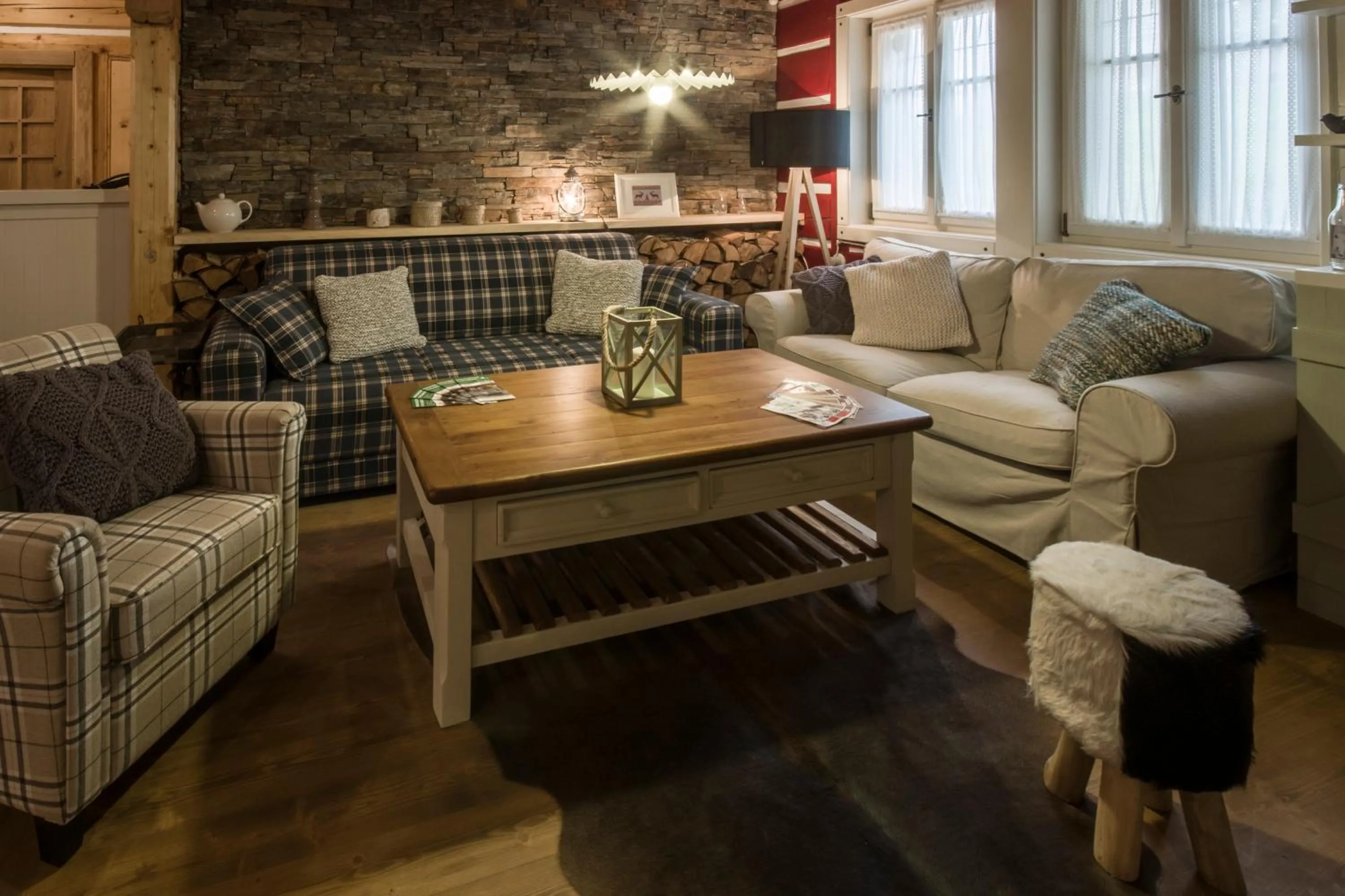 Lobby or reception in Hotel Bouda Helena