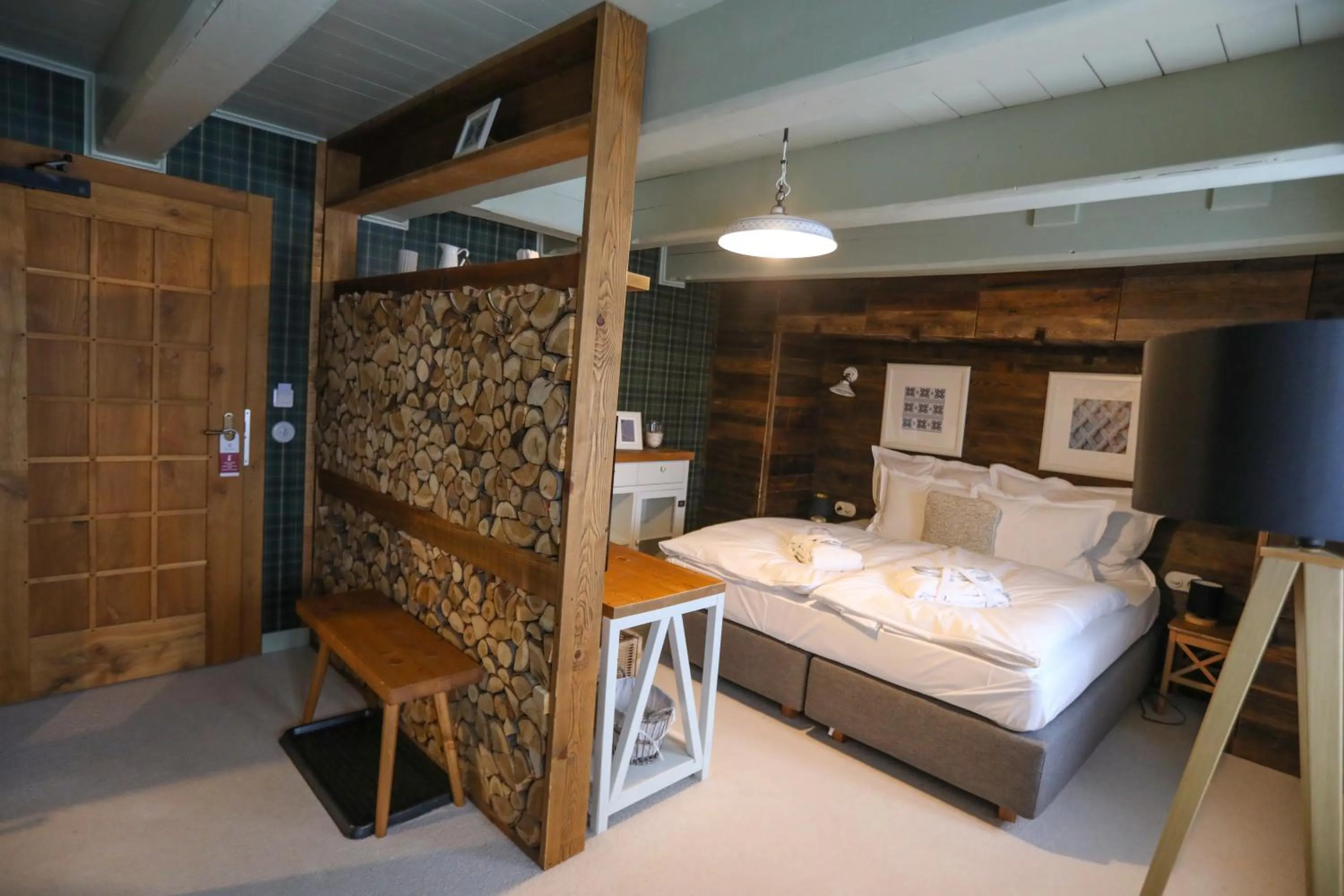 Bed in Hotel Bouda Helena