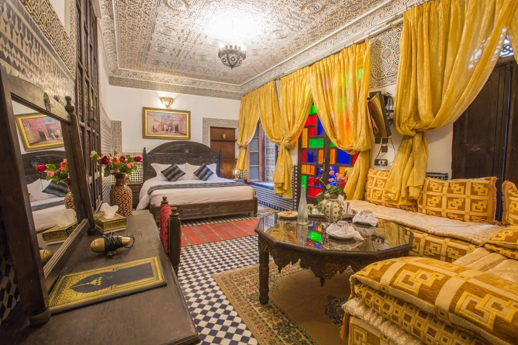 Bed in Riad Ghita