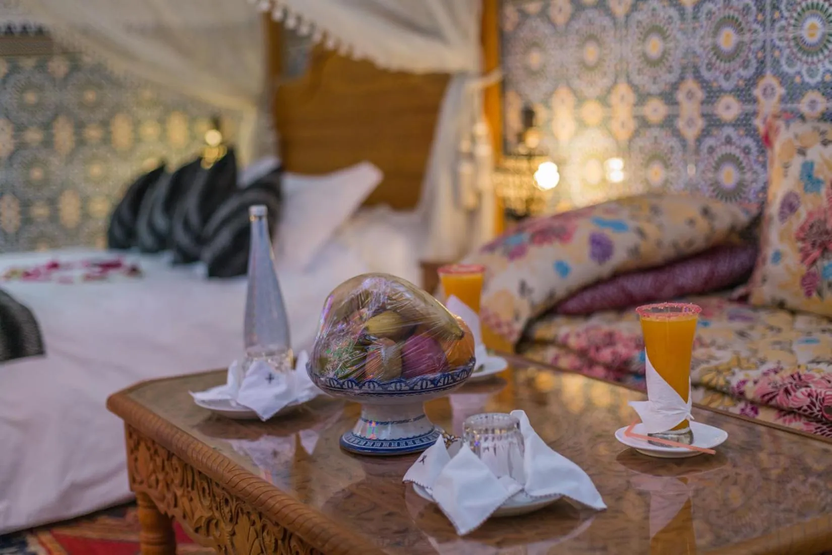 Bed in Riad Ghita