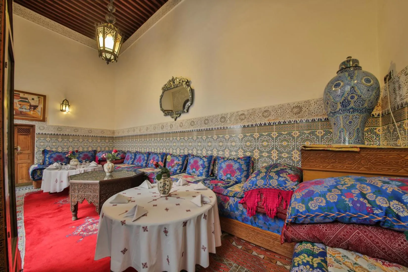 Lobby or reception in Riad Ghita