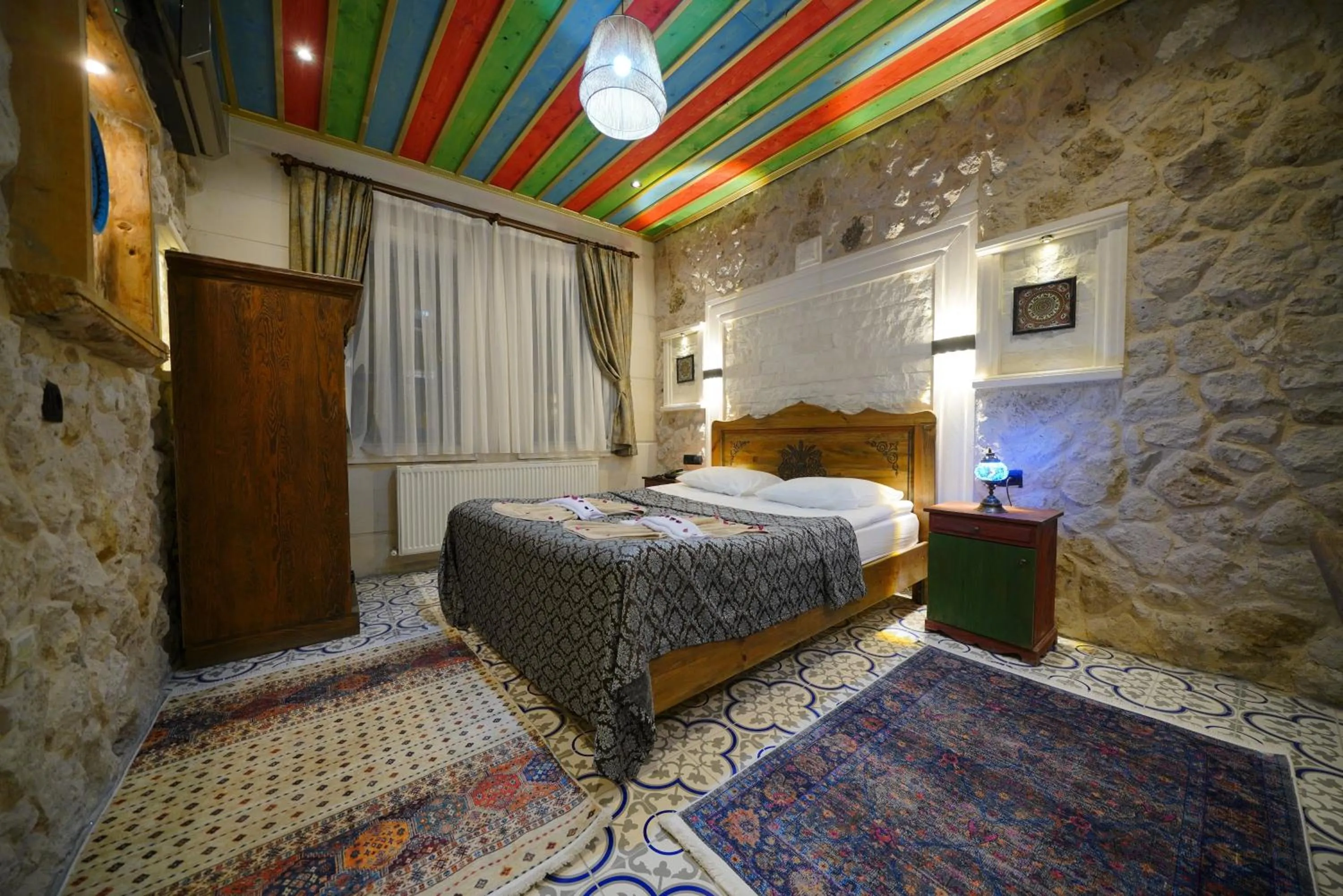 Bed in Mirzade Konak Hotel